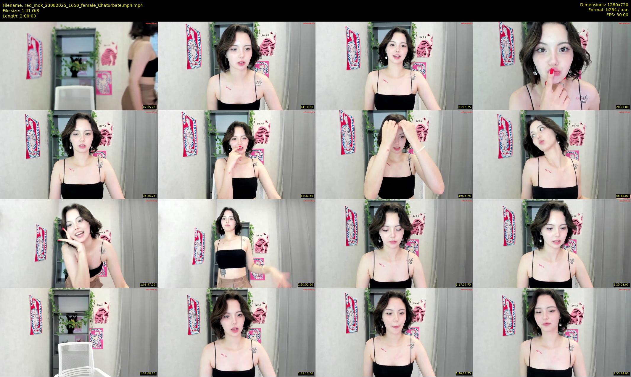 red_mok — 120 minute Chaturbate female cam show recording, 720p, Aug 23, 2025