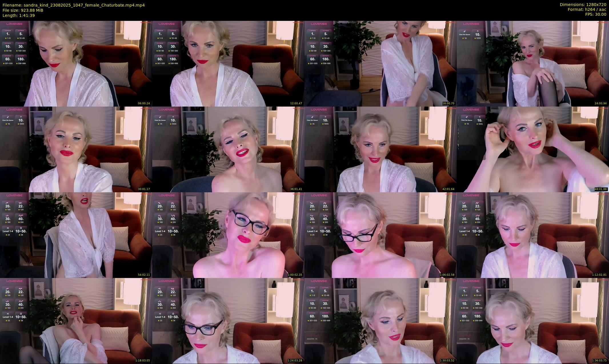 sandra_kind — 102 minute Chaturbate female cam show recording, 720p, Aug 23, 2025