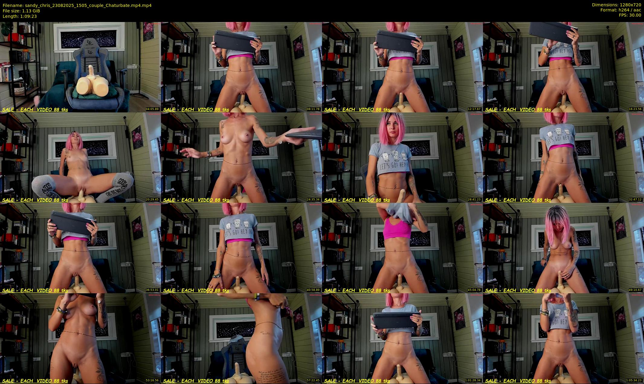sandy_chris — 70 minute Chaturbate couple cam show recording, 720p, Aug 23, 2025