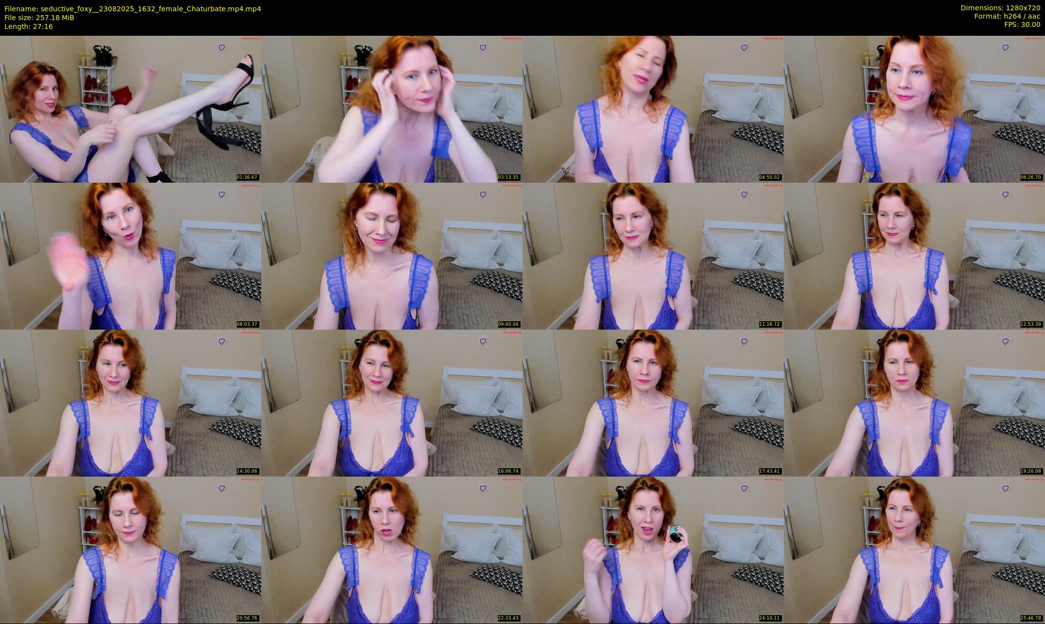 seductive_foxy_ — 28 minute Chaturbate female cam show recording, 720p, Aug 23, 2025