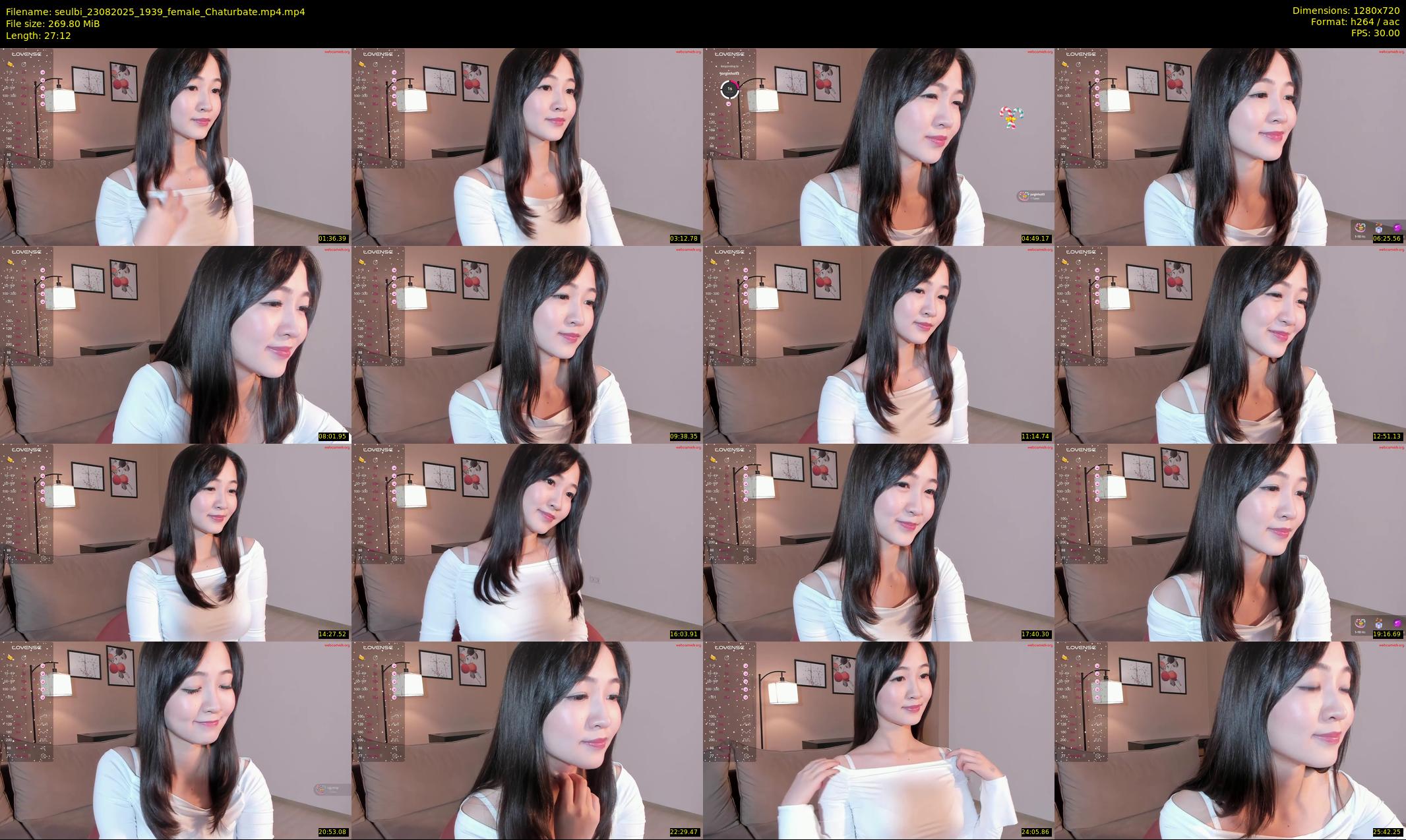 seulbi — 28 minute Chaturbate female cam show recording, 720p, Aug 23, 2025