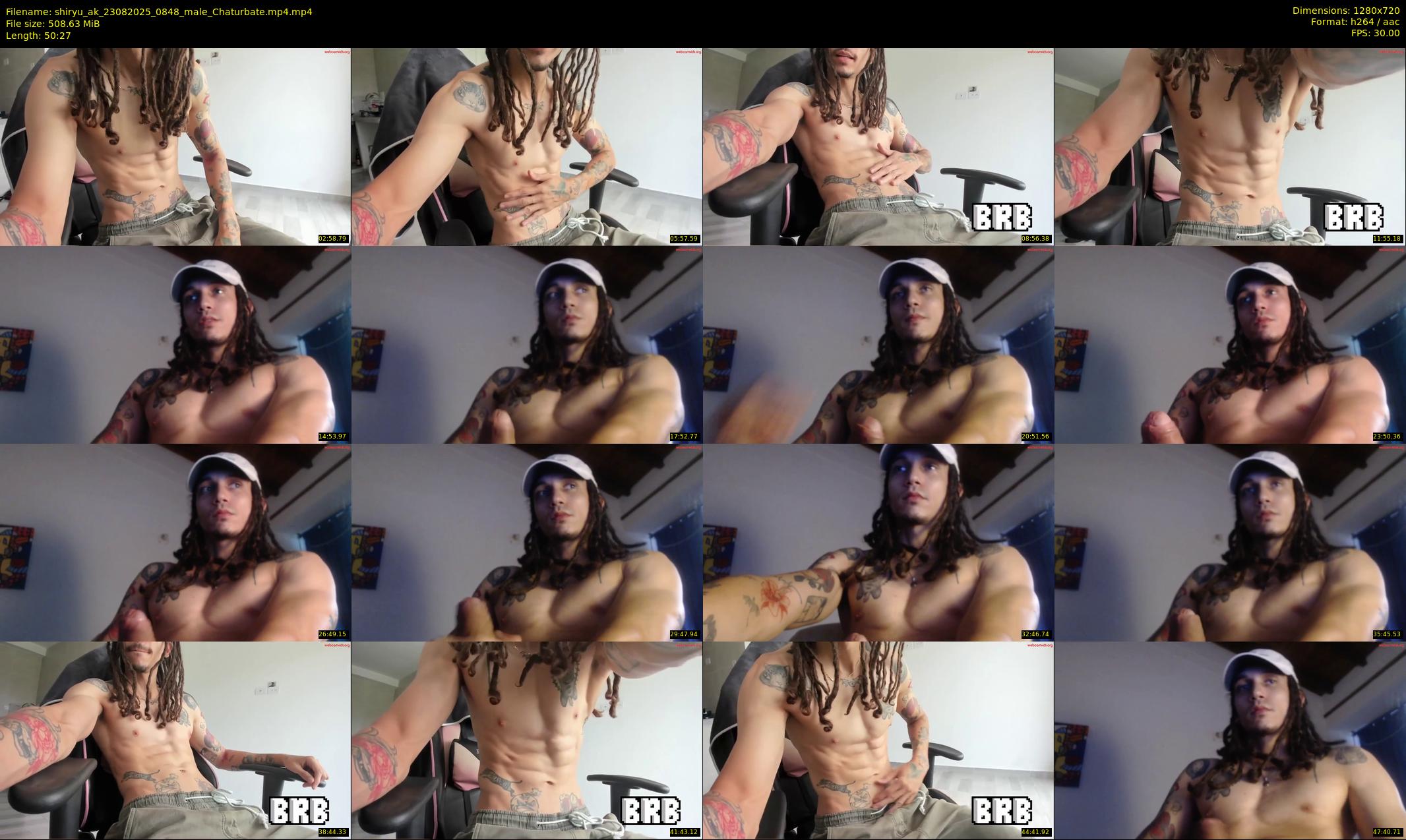 shiryu_ak — 51 minute Chaturbate male cam show recording, 720p, Aug 23, 2025