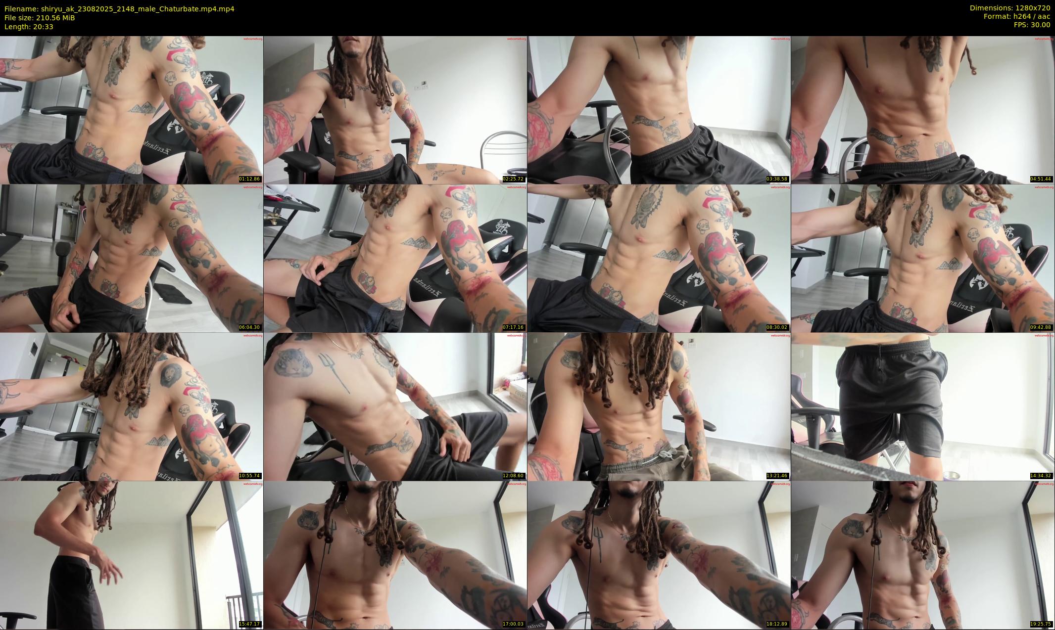 shiryu_ak — 21 minute Chaturbate male cam show recording, 720p, Aug 23, 2025