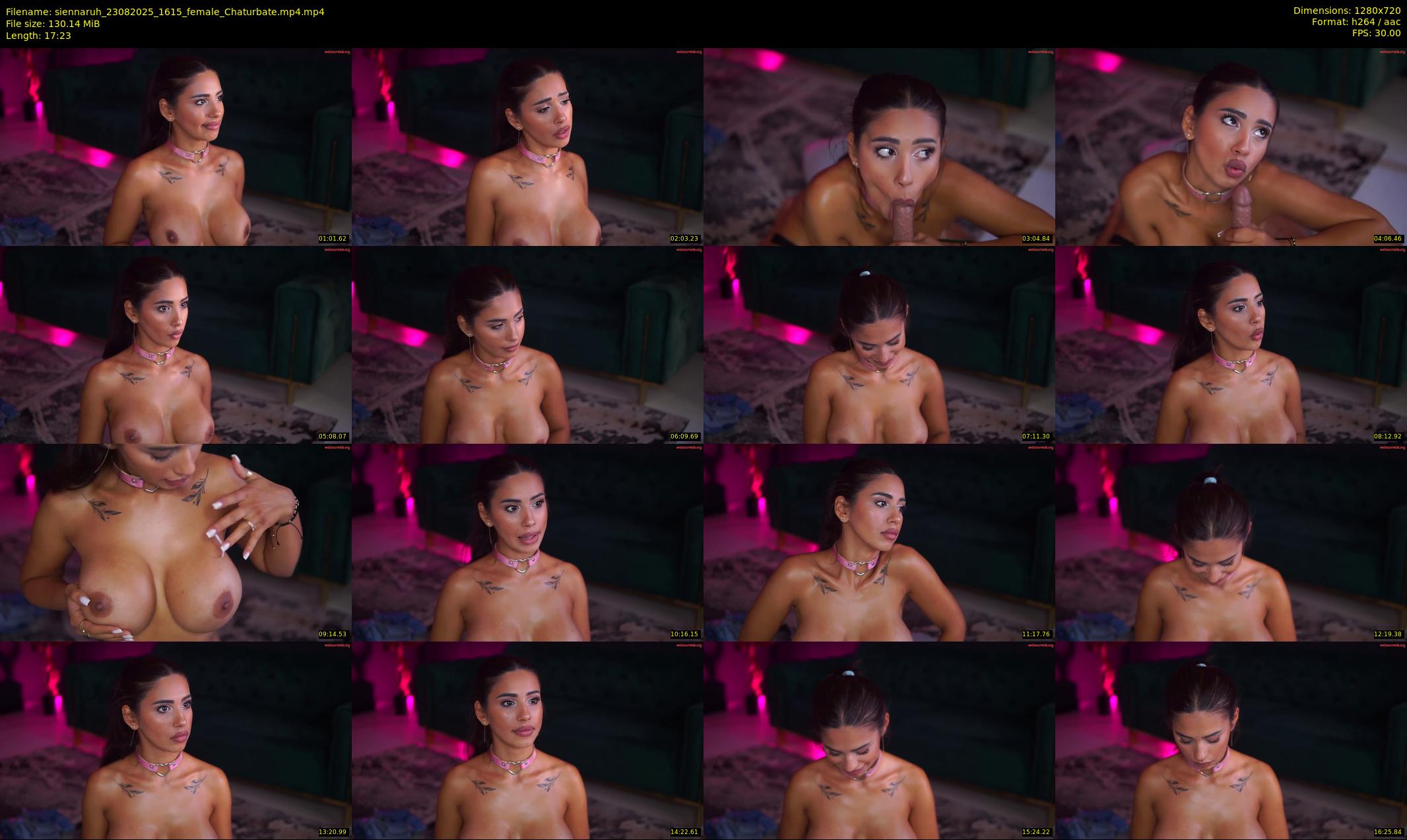 siennaruh — 18 minute Chaturbate female cam show recording, 720p, Aug 23, 2025