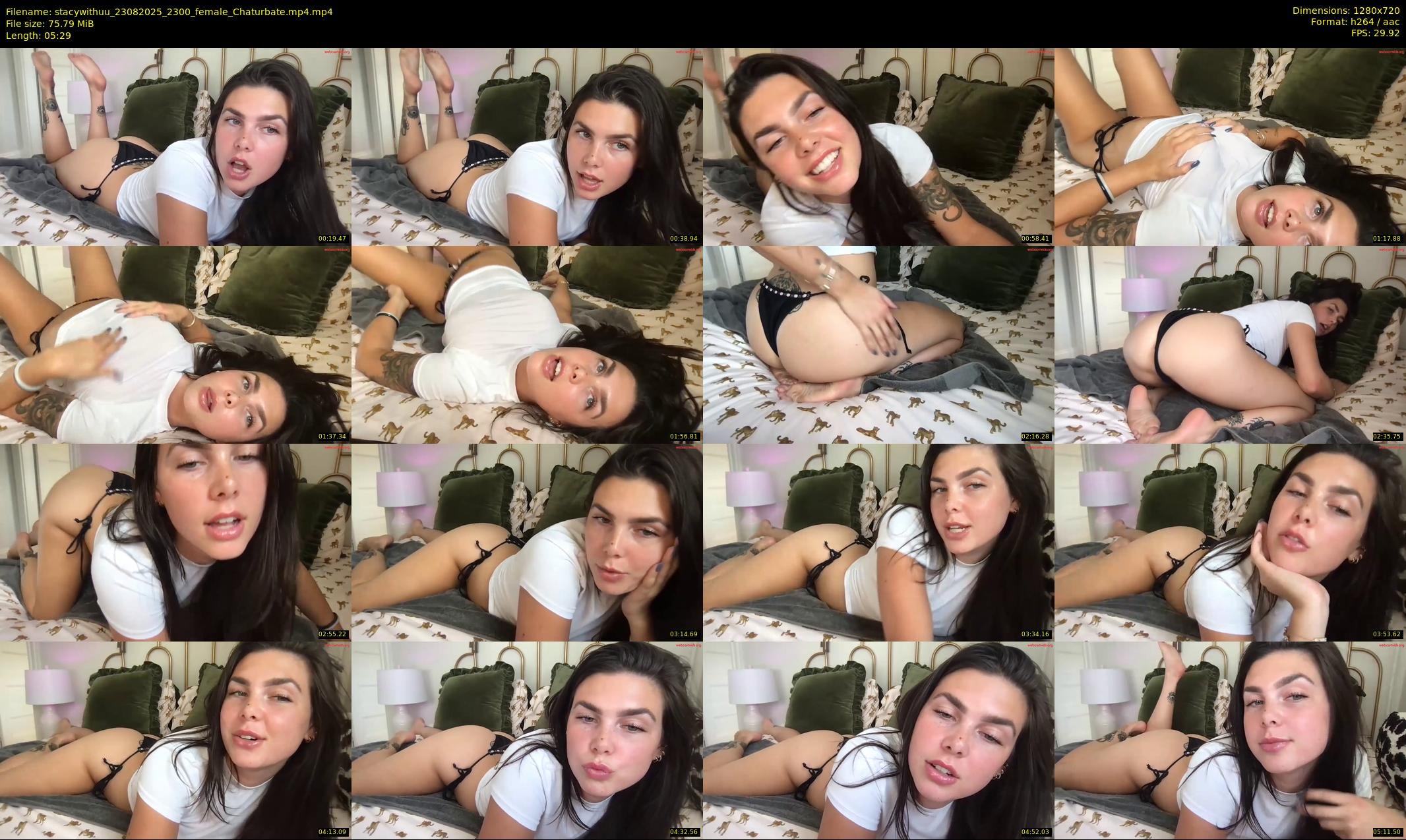 stacywithuu — 6 minute Chaturbate female cam show recording, 720p, Aug 23, 2025