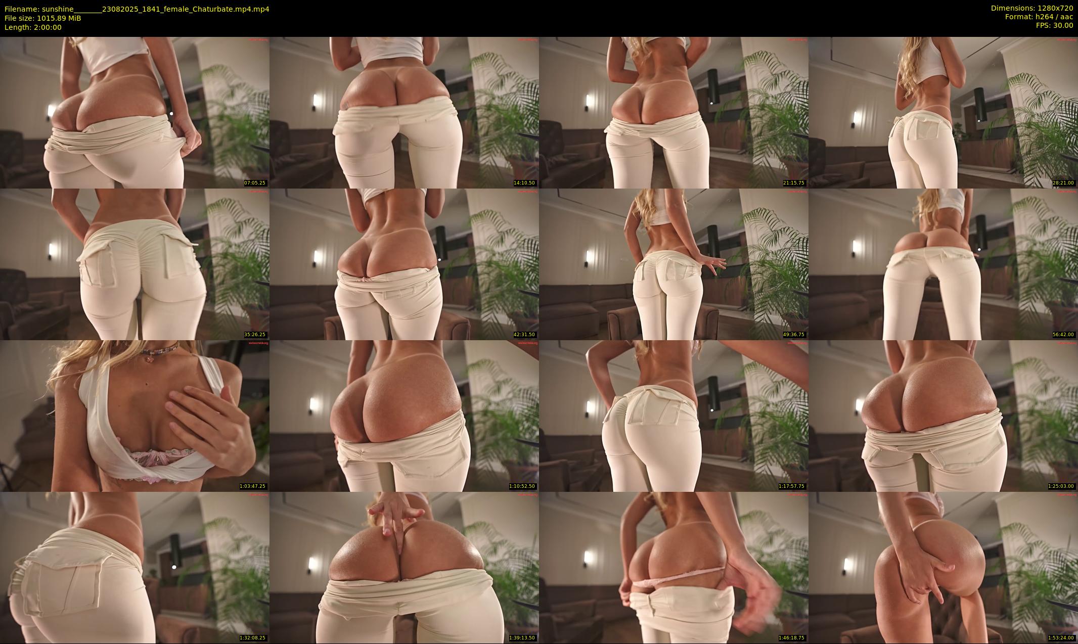 sunshine_______ — 120 minute Chaturbate female cam show recording, 720p, Aug 23, 2025