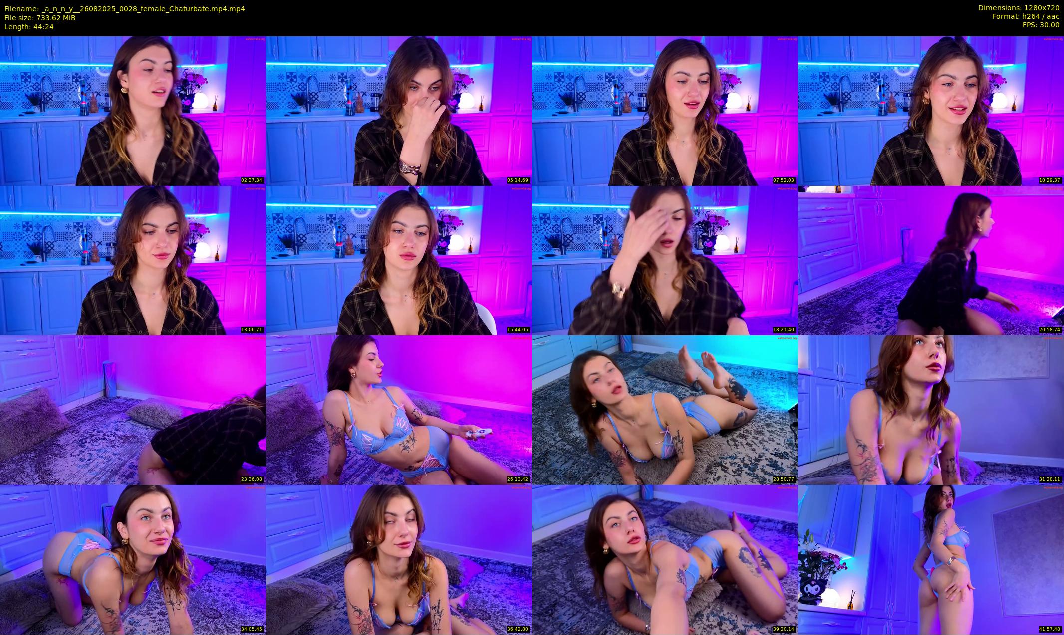 _a_n_n_y_ — 45 minute Chaturbate female cam show recording, 720p, Aug 26, 2025
