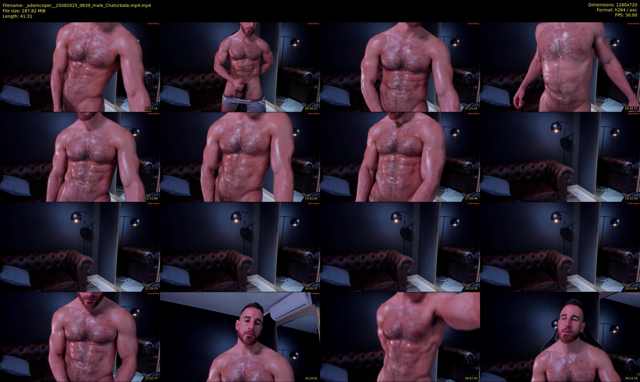 _adamcoper_ — 42 minute Chaturbate male cam show recording, 720p, Aug 25, 2025