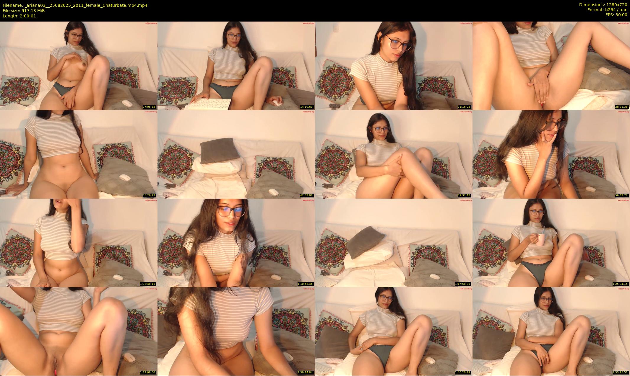 _ariana03_ — 121 minute Chaturbate female cam show recording, 720p, Aug 25, 2025