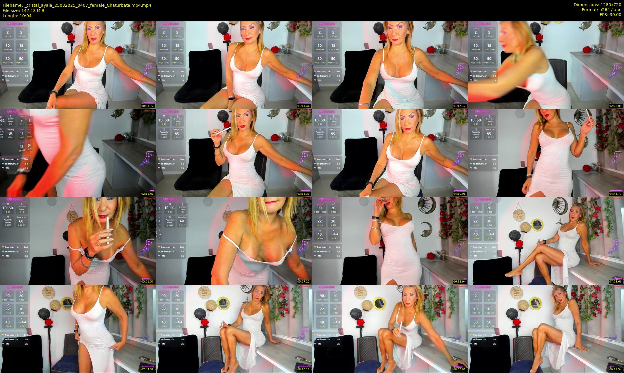 _cristal_ayala — 11 minute Chaturbate female cam show recording, 720p, Aug 25, 2025