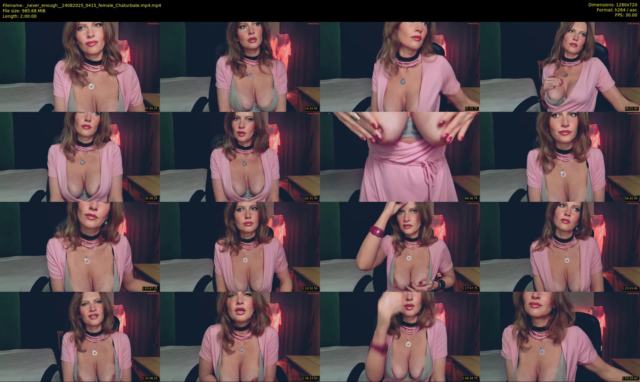_never_enough_ — 120 minute Chaturbate female cam show recording, 720p, Aug 24, 2025