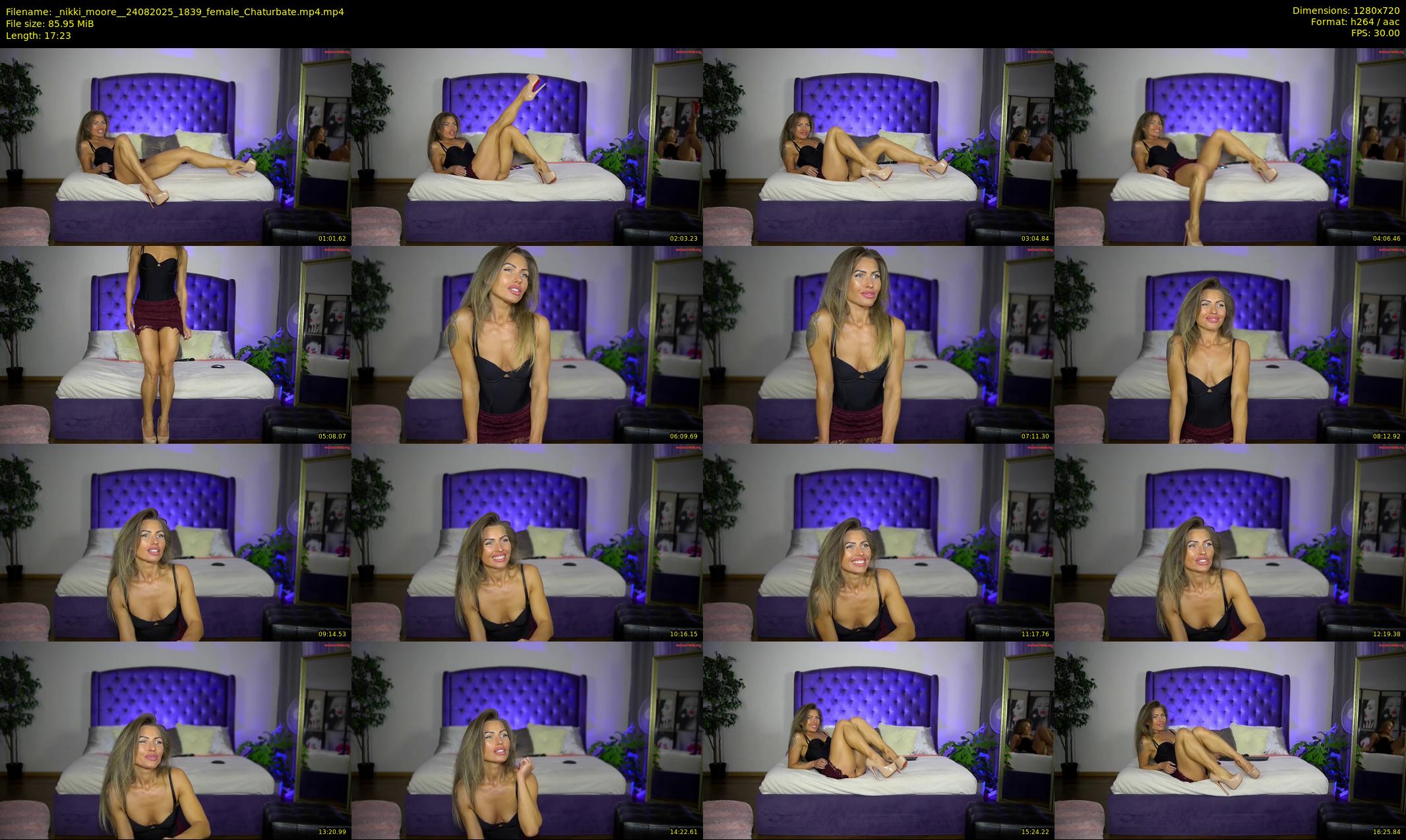 _nikki_moore_ — 18 minute Chaturbate female cam show recording, 720p, Aug 24, 2025