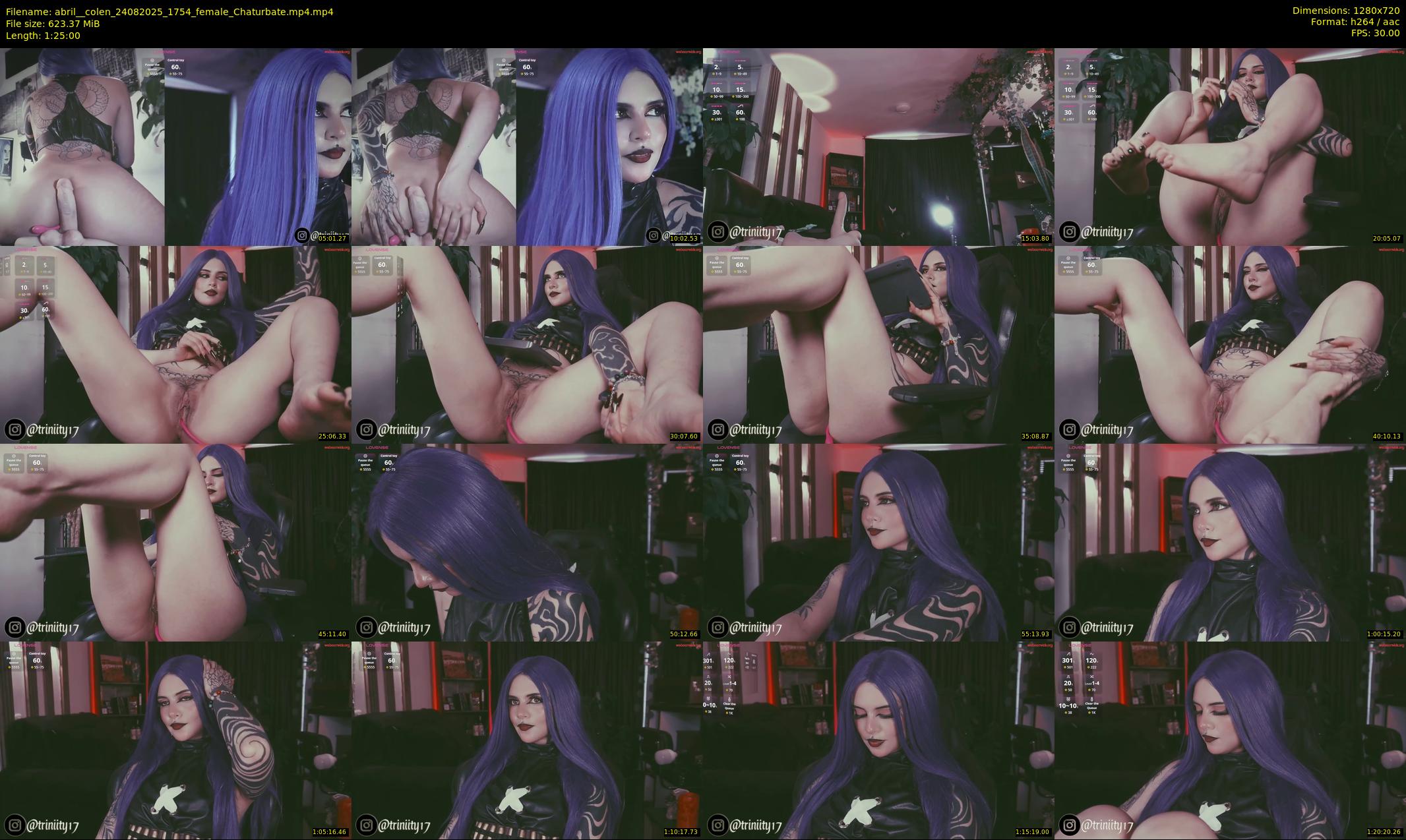 abril__colen — 85 minute Chaturbate female cam show recording, 720p, Aug 24, 2025