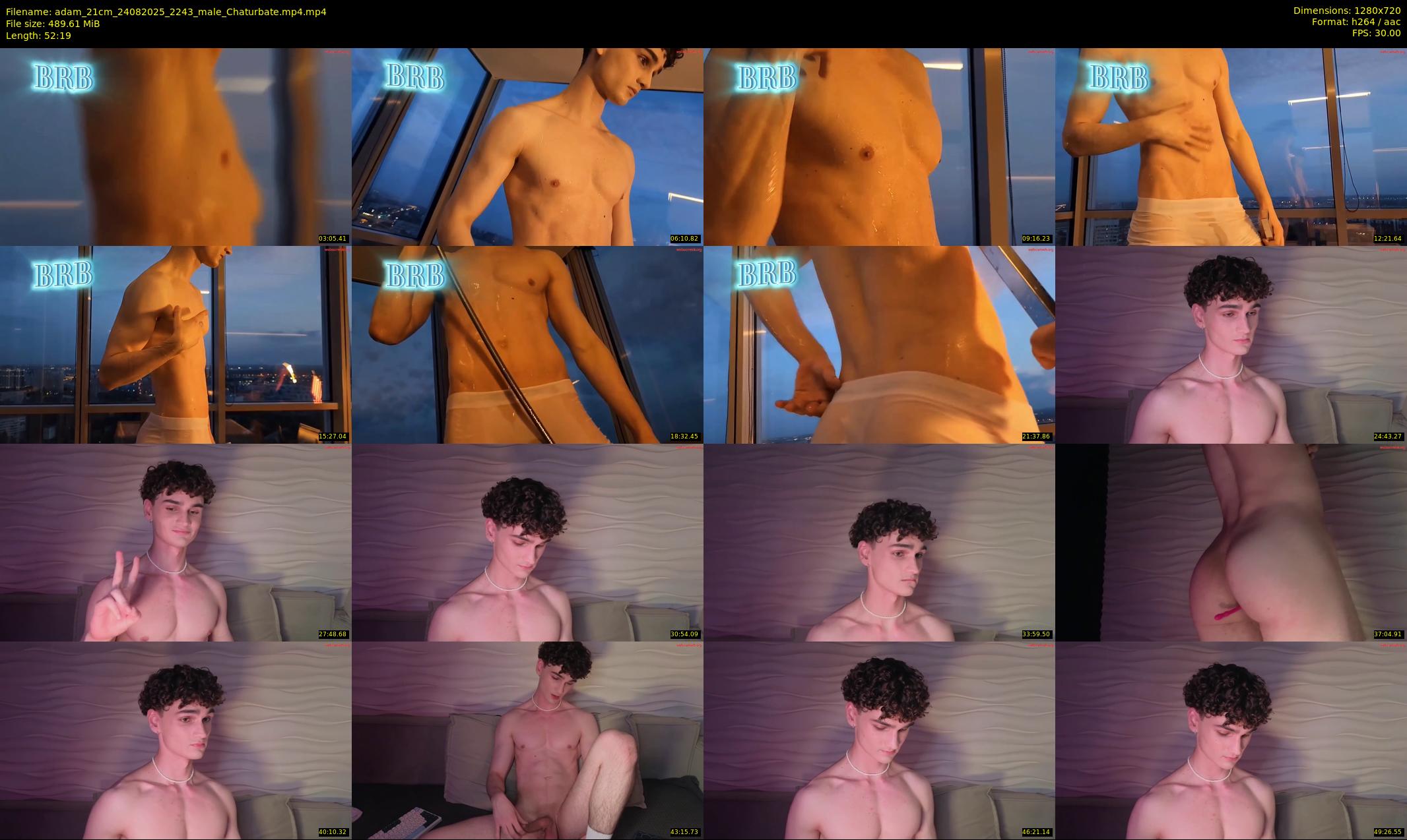 adam_21cm — 53 minute Chaturbate male cam show recording, 720p, Aug 24, 2025