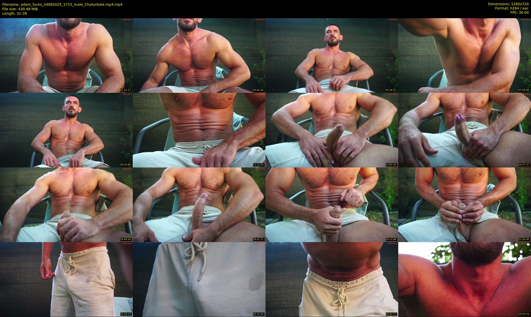 adam_fucks — 32 minute Chaturbate male cam show recording, 720p, Aug 24, 2025