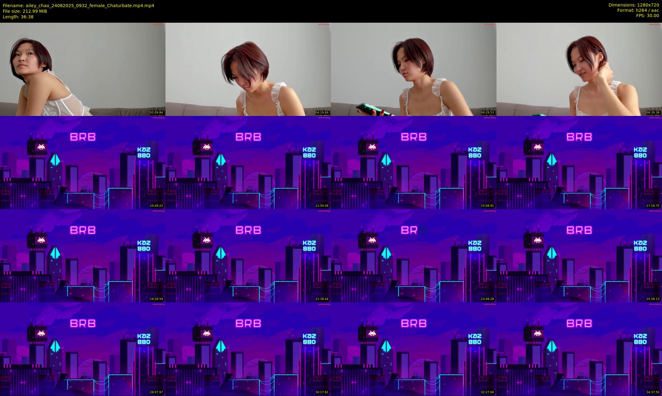 ailey_chao — 37 minute Chaturbate female cam show recording, 720p, Aug 24, 2025