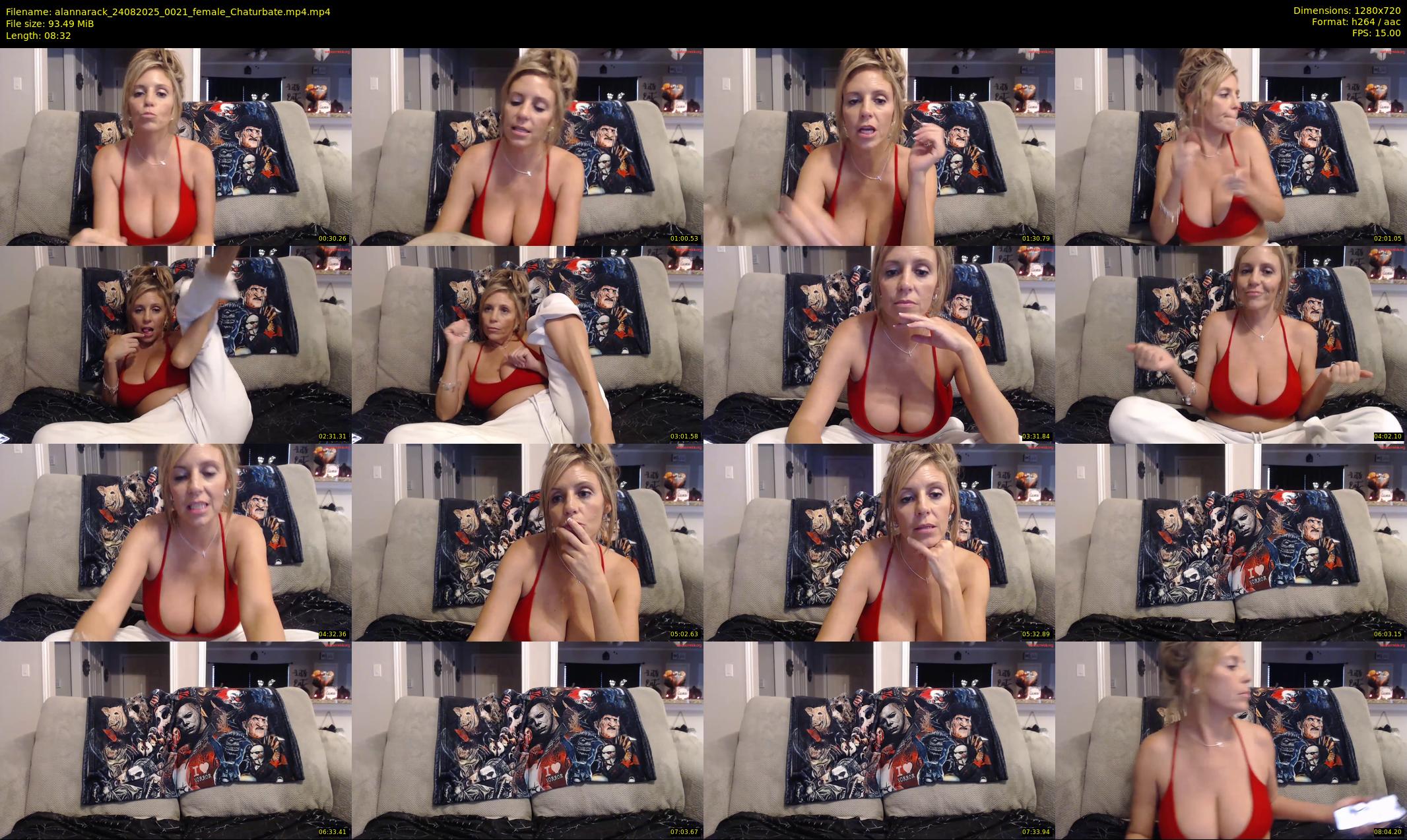 alannarack — 9 minute Chaturbate female cam show recording, 720p, Aug 24, 2025