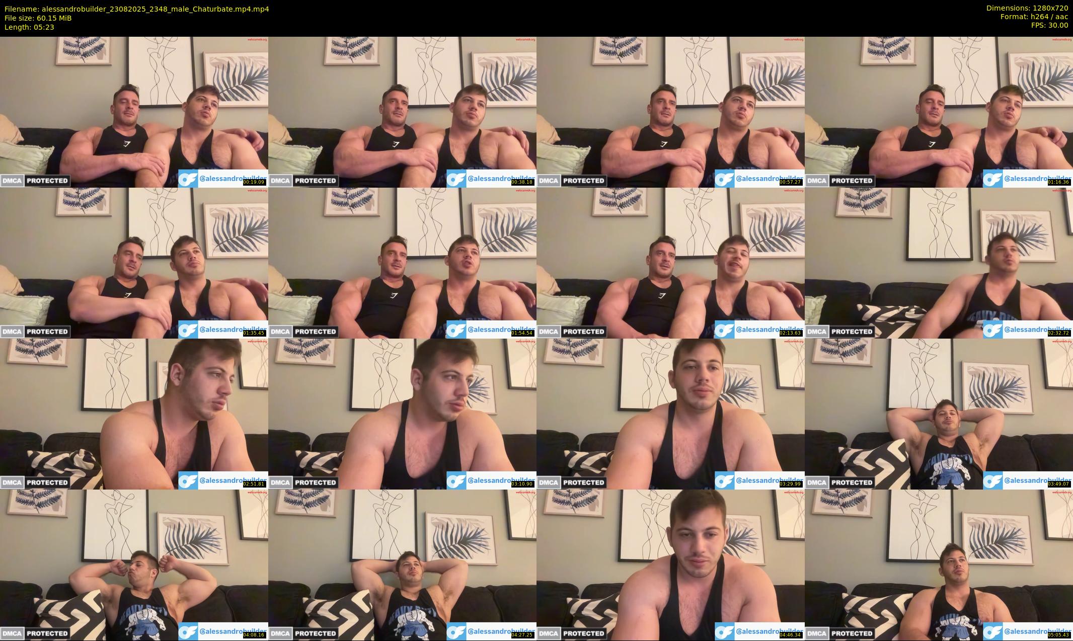 alessandrobuilder — 6 minute Chaturbate couple cam show recording, 720p, Aug 23, 2025