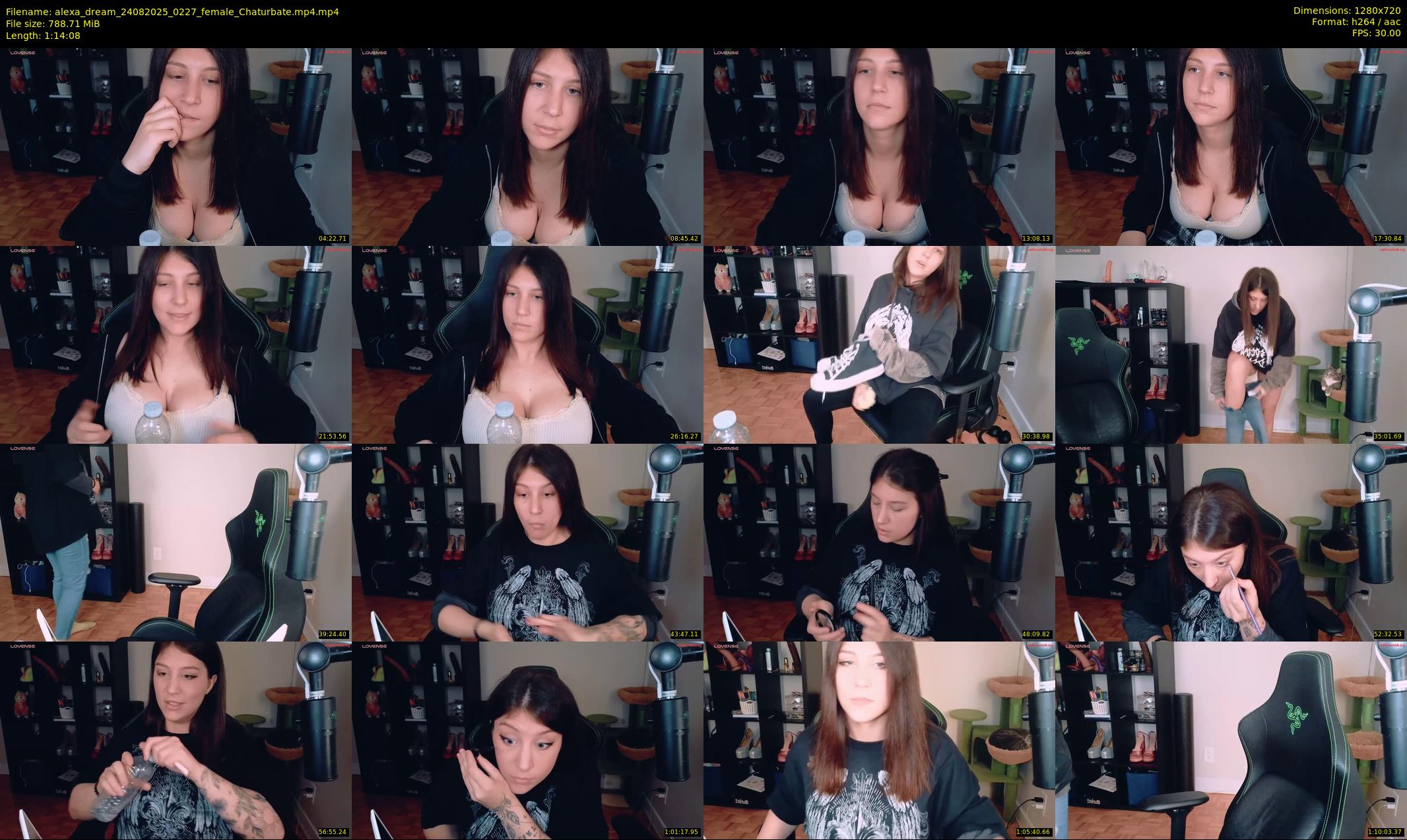 alexa_dream — 75 minute Chaturbate female cam show recording, 720p, Aug 24, 2025