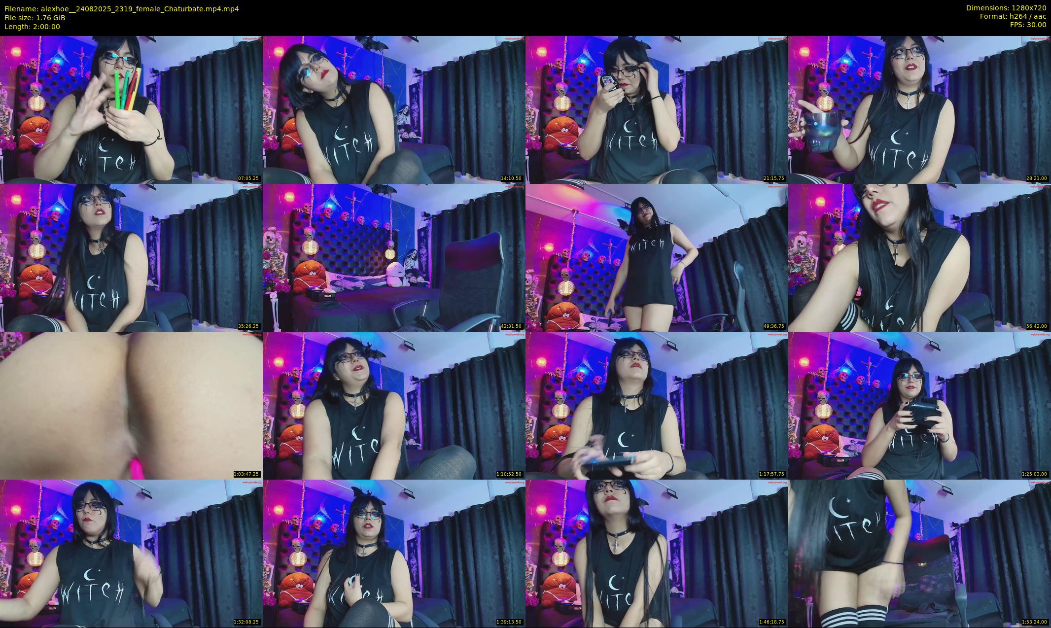 alexhoe_ — 120 minute Chaturbate female cam show recording, 720p, Aug 24, 2025