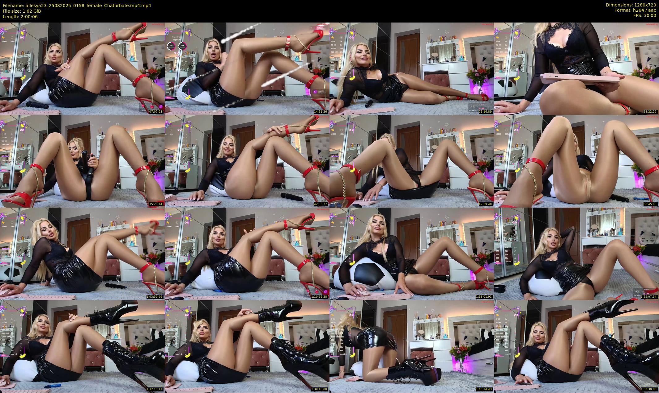 allesya23 — 121 minute Chaturbate female cam show recording, 720p, Aug 25, 2025