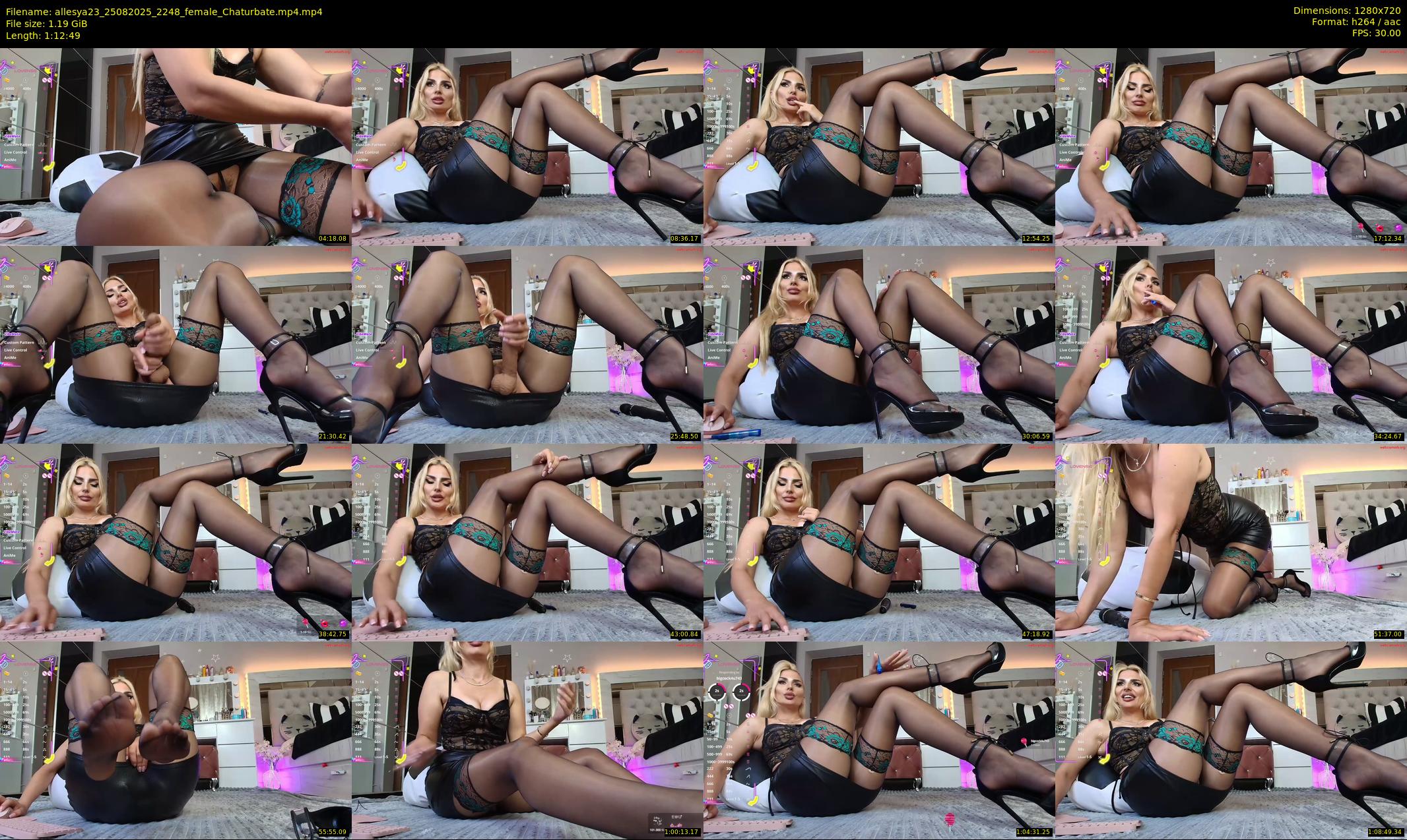 allesya23 — 73 minute Chaturbate female cam show recording, 720p, Aug 25, 2025