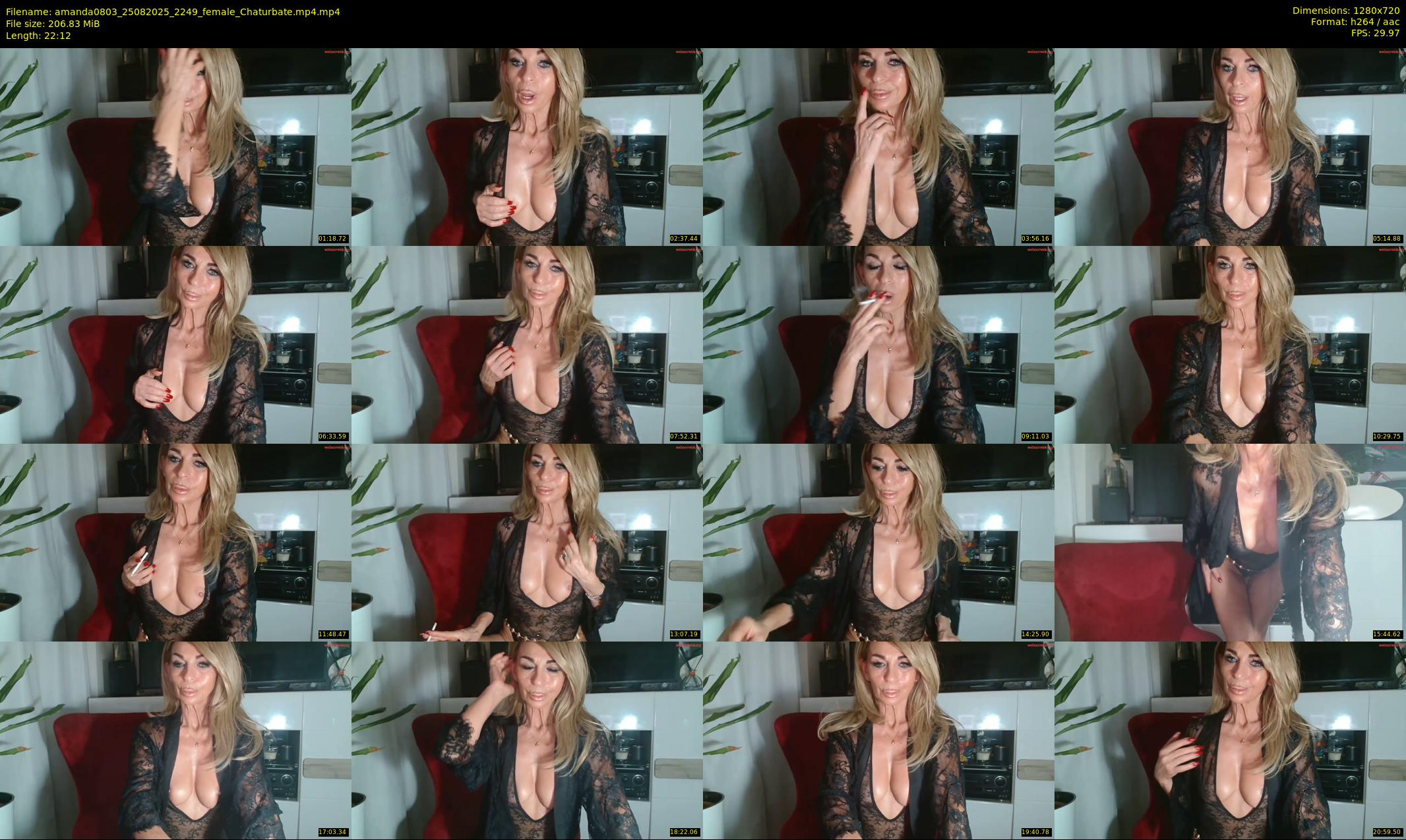 amanda0803 — 23 minute Chaturbate female cam show recording, 720p, Aug 25, 2025