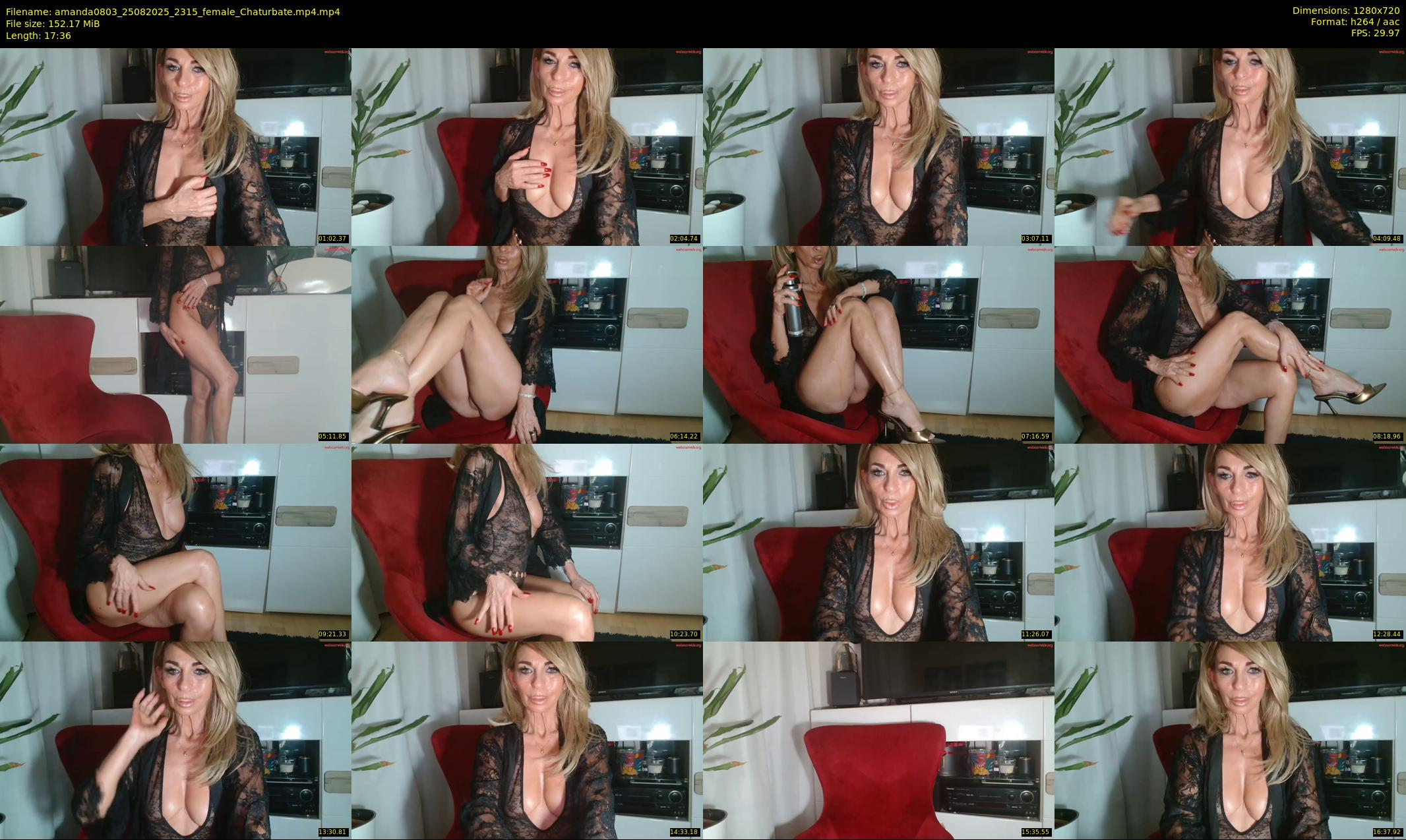 amanda0803 — 18 minute Chaturbate female cam show recording, 720p, Aug 25, 2025
