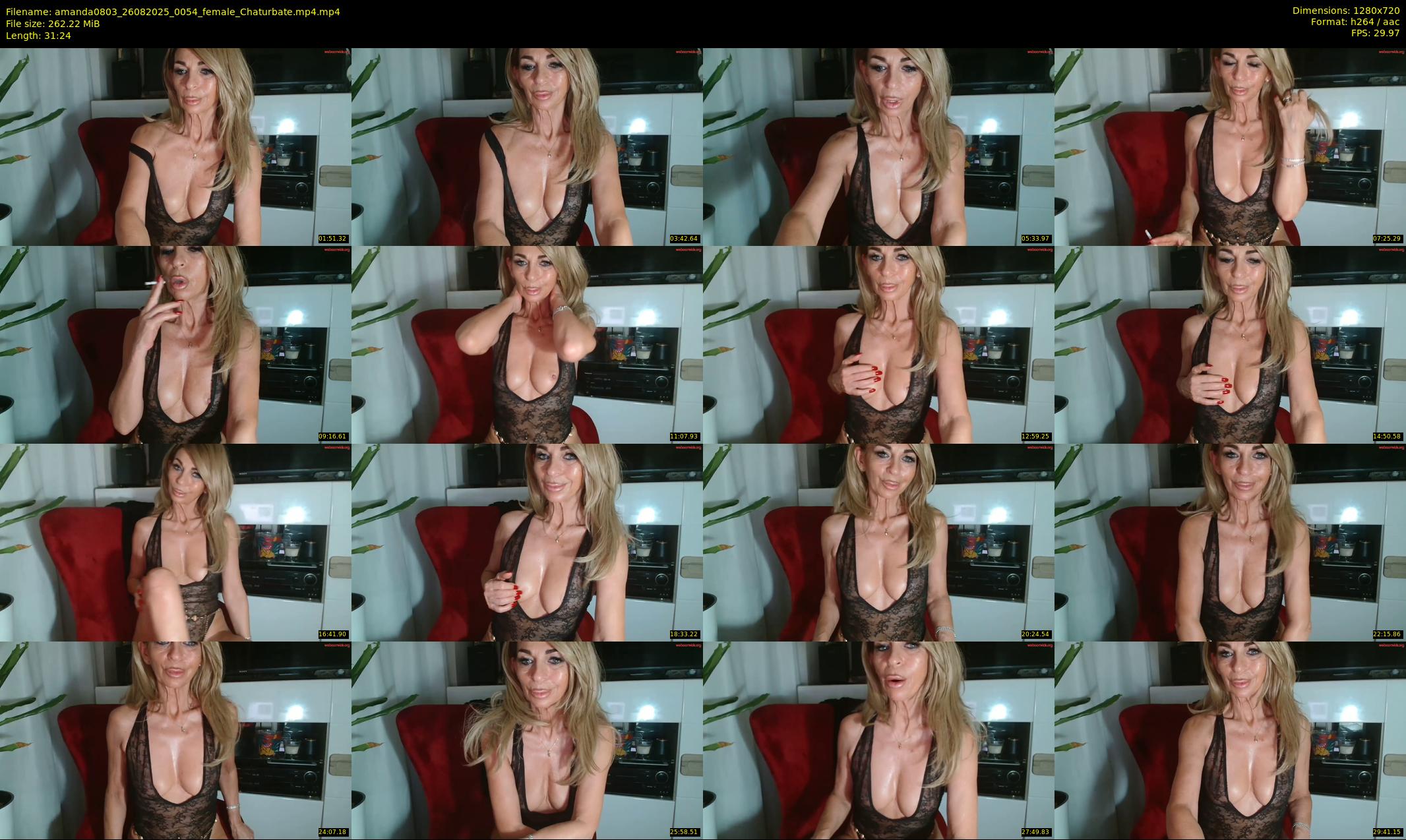 amanda0803 — 32 minute Chaturbate female cam show recording, 720p, Aug 26, 2025