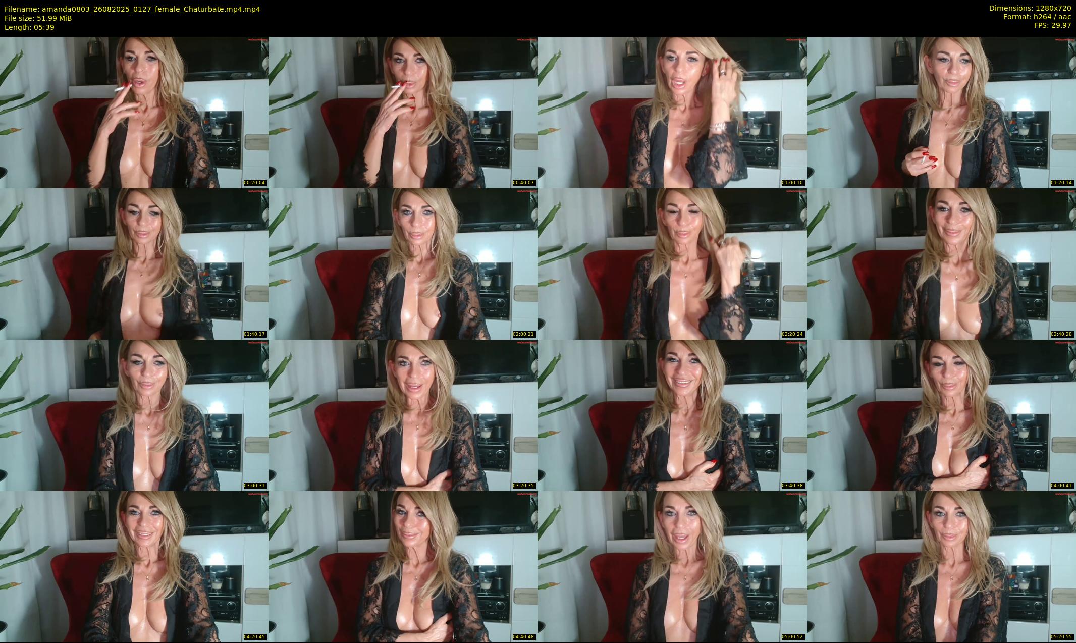 amanda0803 — 6 minute Chaturbate female cam show recording, 720p, Aug 26, 2025