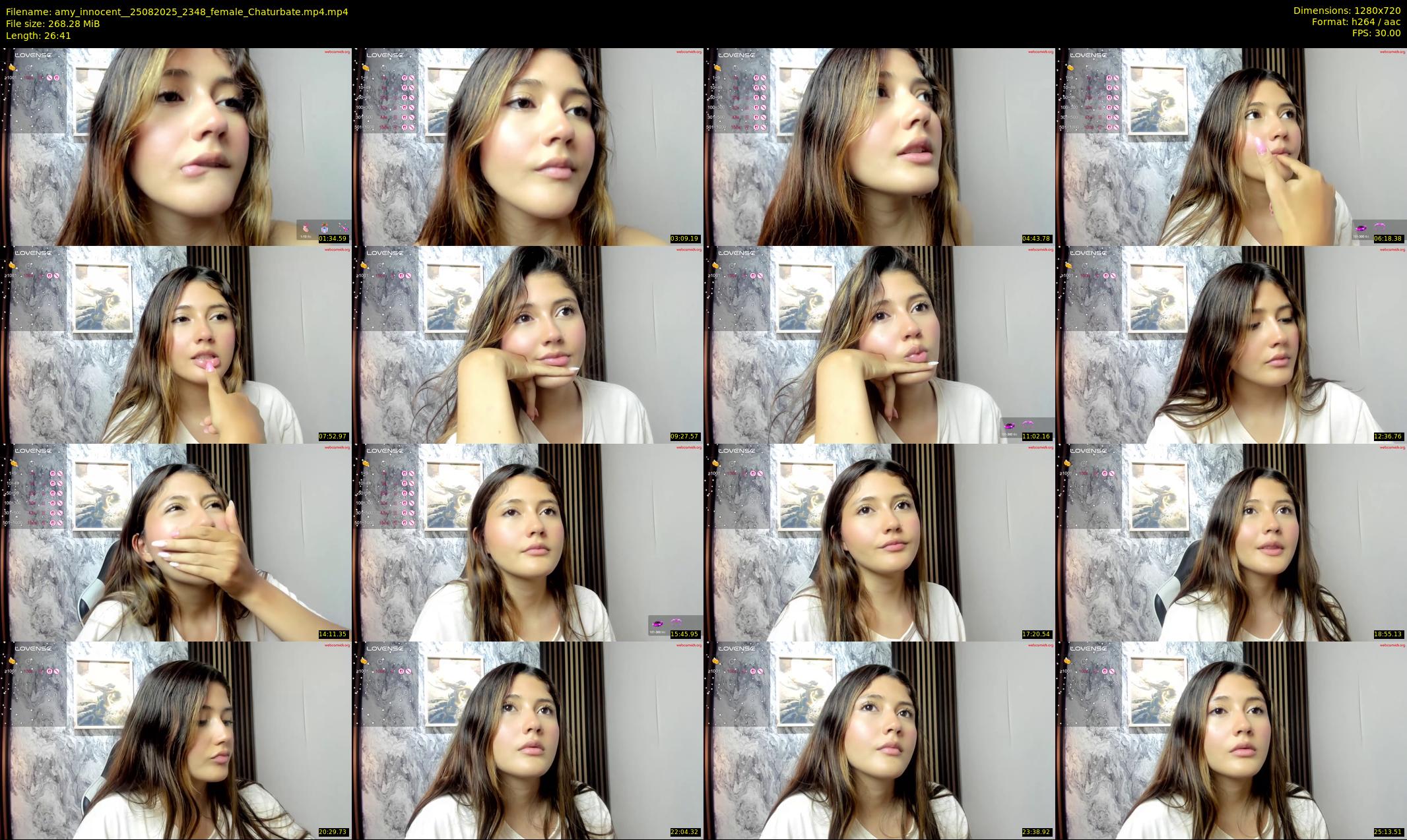 amy_innocent_ — 27 minute Chaturbate female cam show recording, 720p, Aug 25, 2025