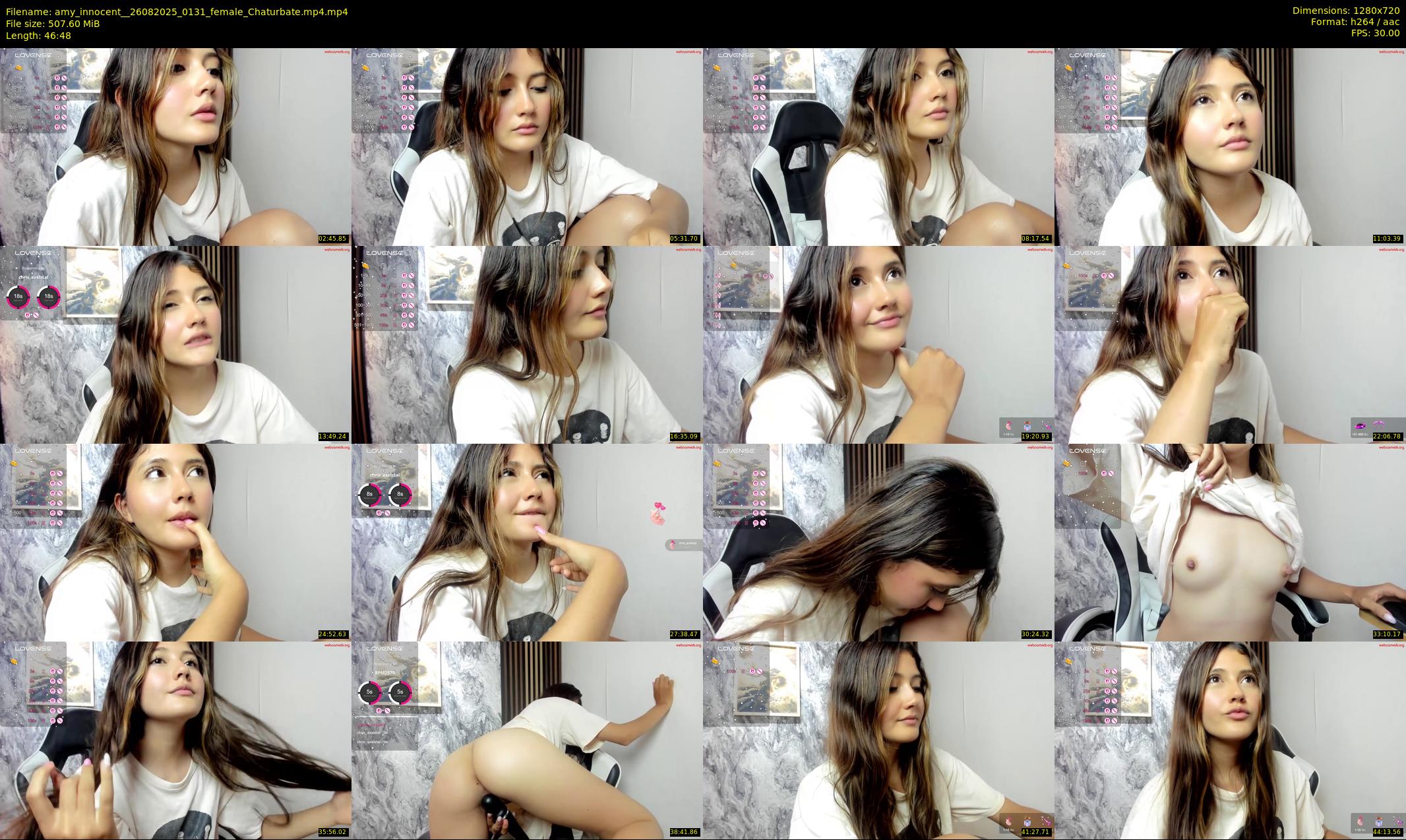 amy_innocent_ — 47 minute Chaturbate female cam show recording, 720p, Aug 26, 2025