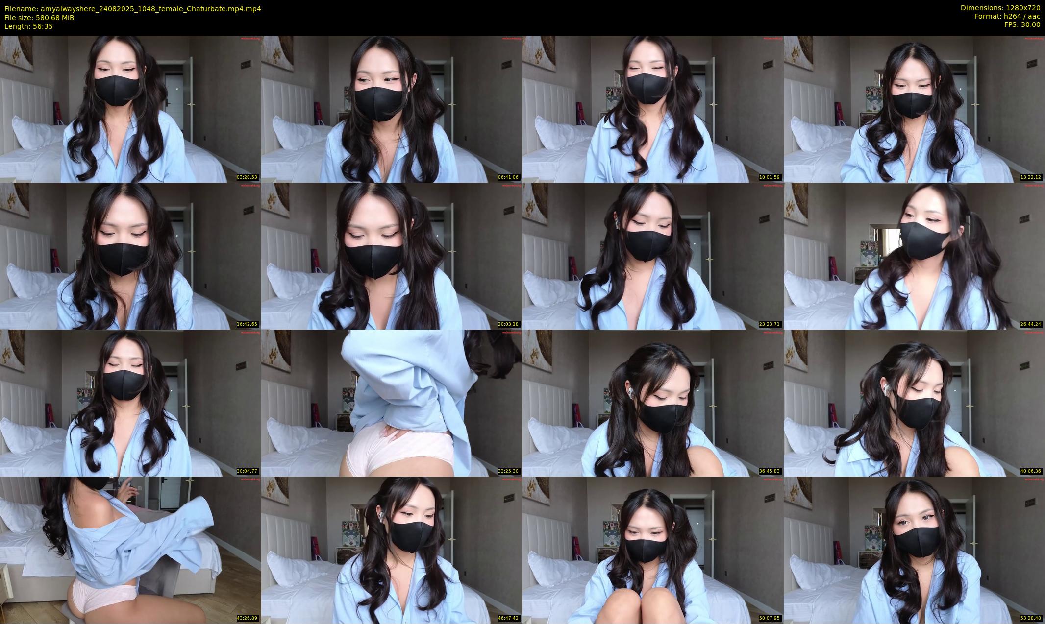 amyalwayshere — 57 minute Chaturbate female cam show recording, 720p, Aug 24, 2025