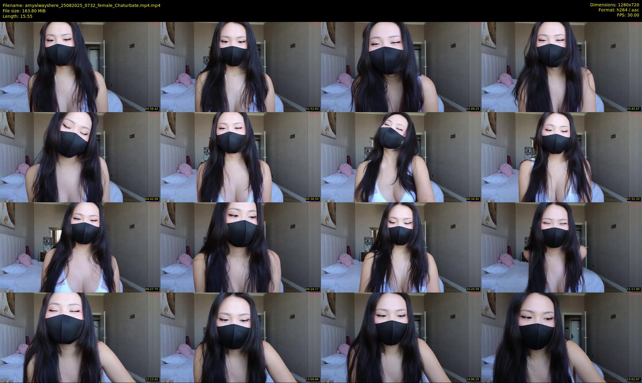 amyalwayshere — 16 minute Chaturbate female cam show recording, 720p, Aug 25, 2025