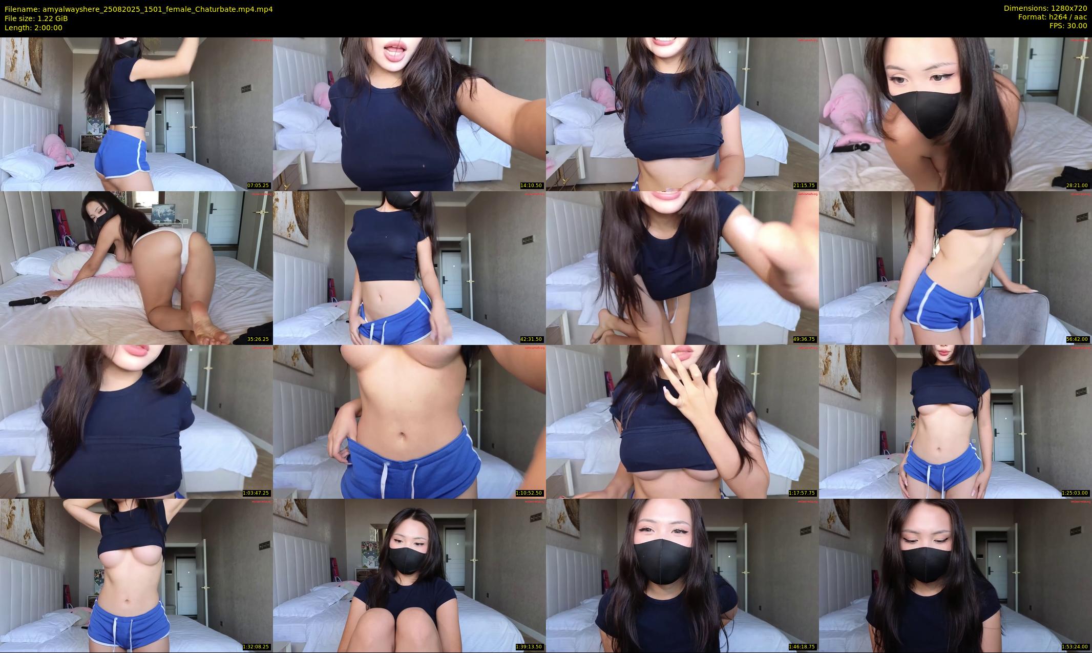 amyalwayshere — 120 minute Chaturbate female cam show recording, 720p, Aug 25, 2025