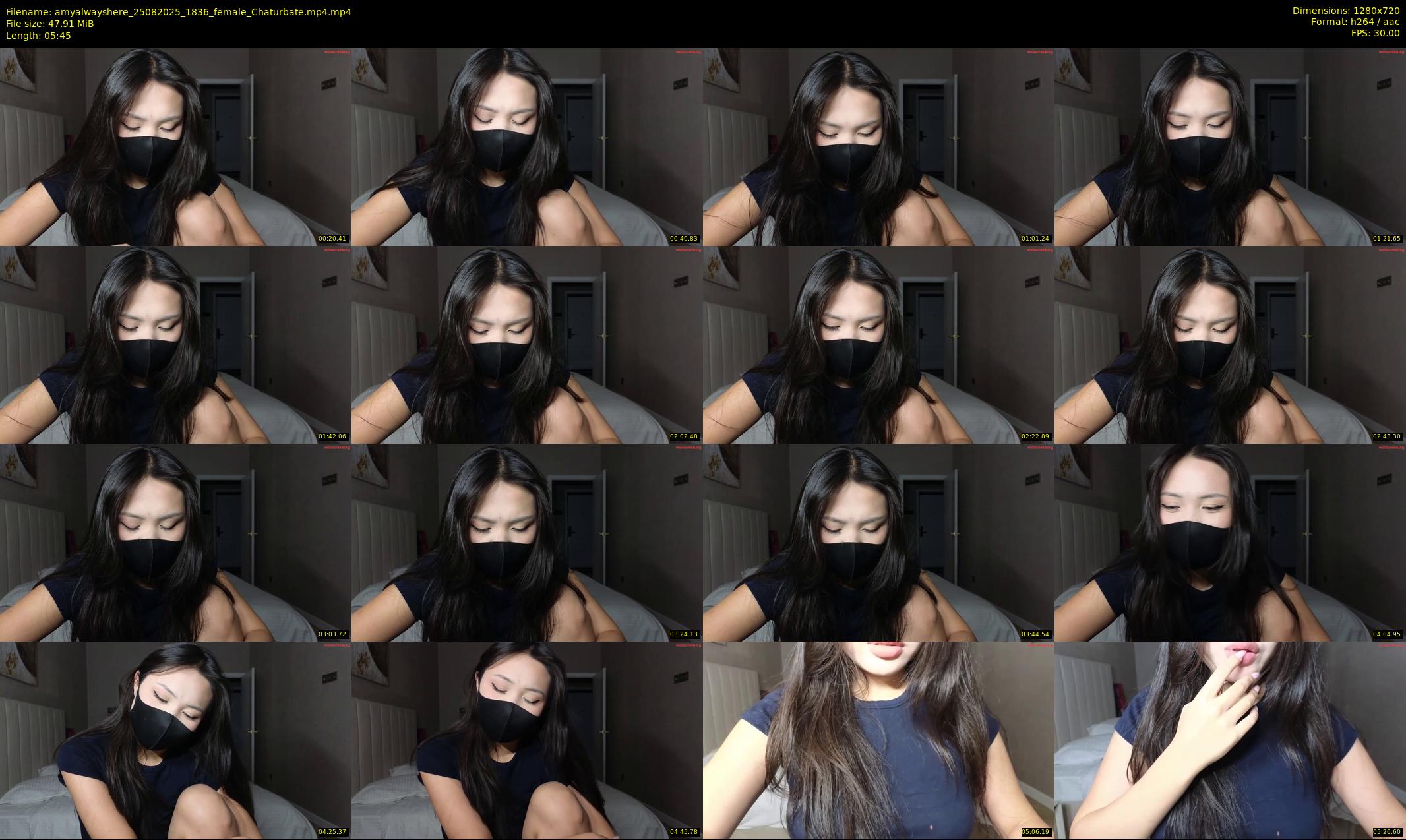 amyalwayshere — 6 minute Chaturbate female cam show recording, 720p, Aug 25, 2025