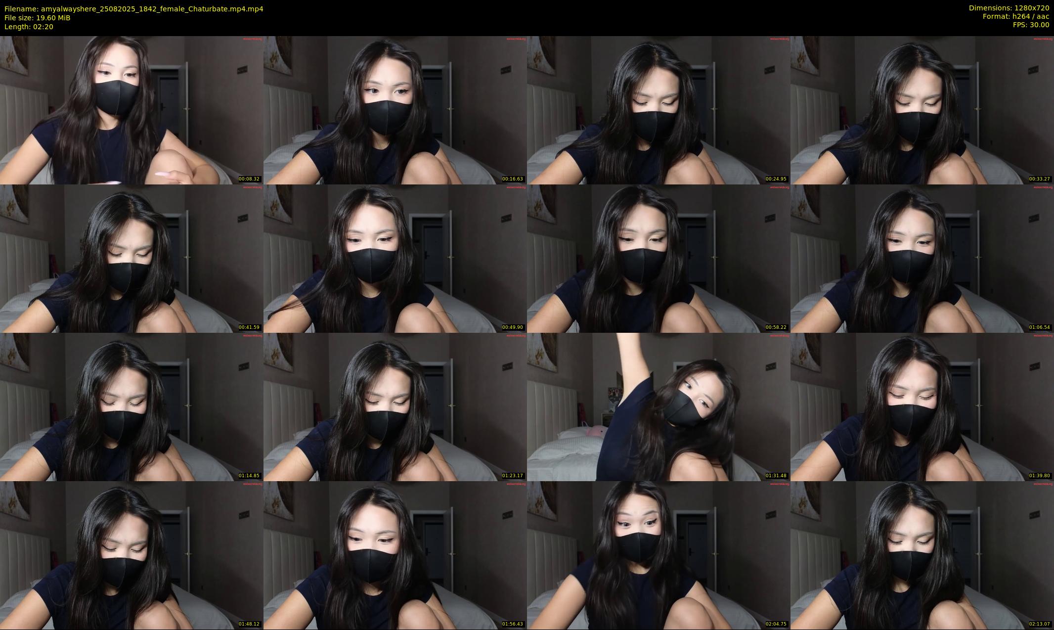 amyalwayshere — 3 minute Chaturbate female cam show recording, 720p, Aug 25, 2025