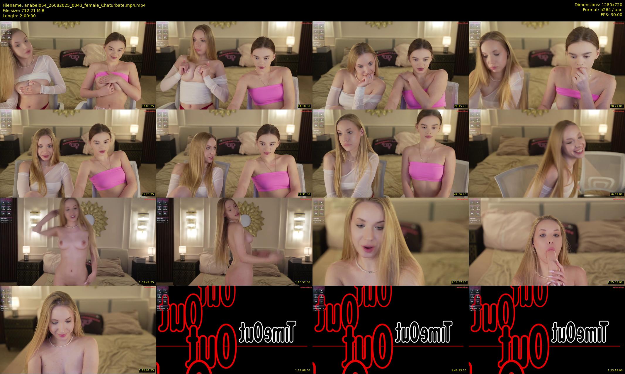 anabel054 — 120 minute Chaturbate female cam show recording, 720p, Aug 26, 2025