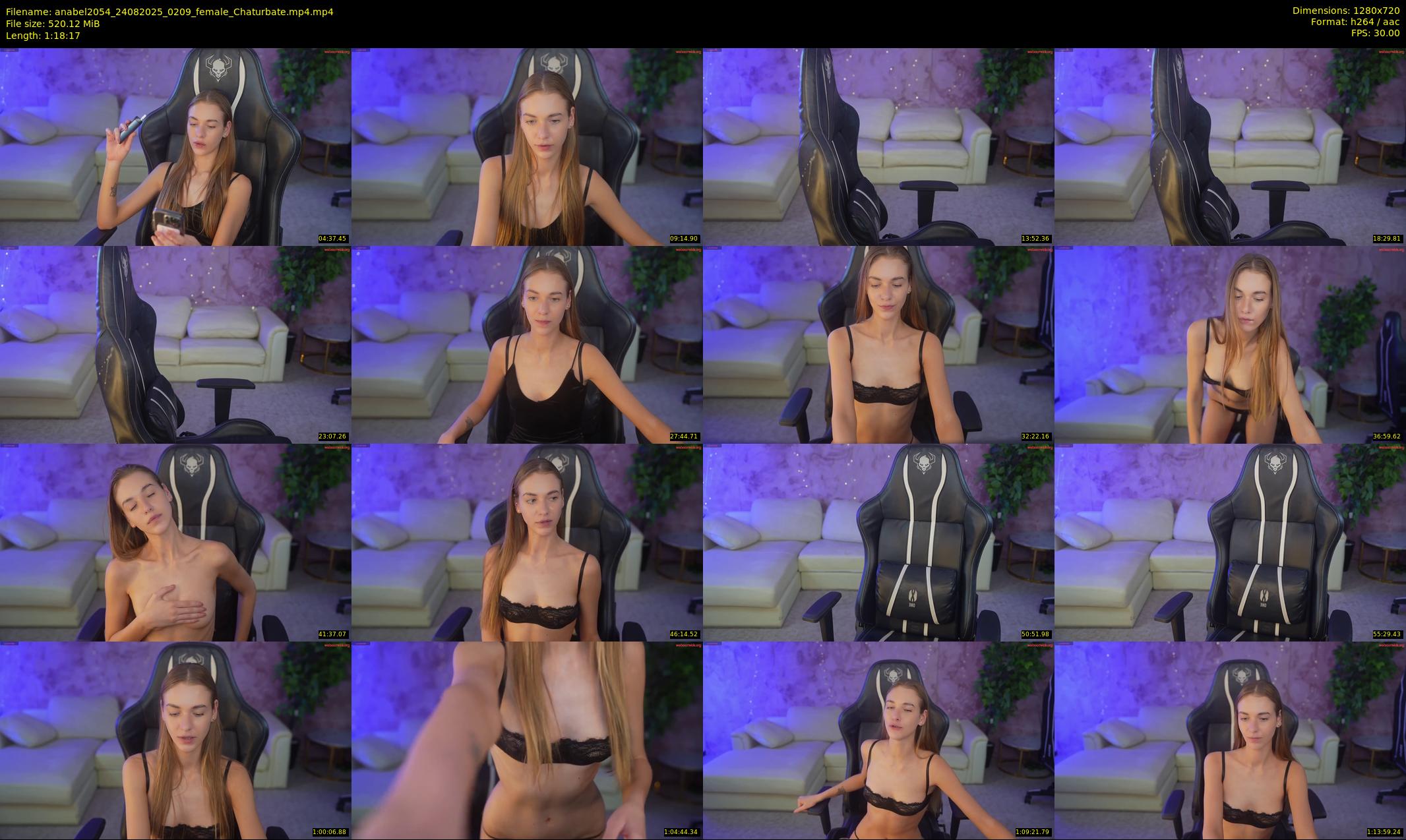 anabel2054 — 79 minute Chaturbate female cam show recording, 720p, Aug 24, 2025