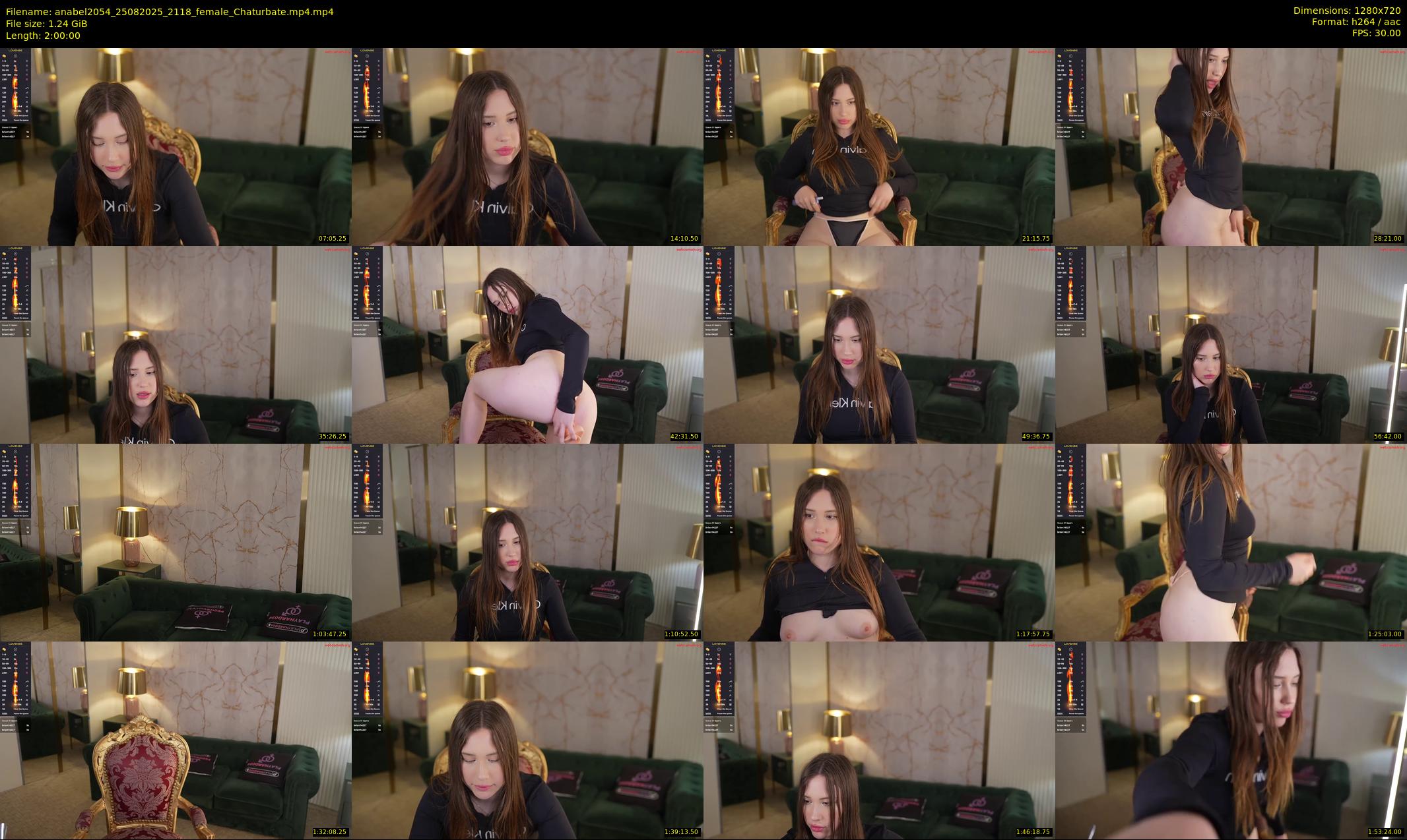 anabel2054 — 120 minute Chaturbate female cam show recording, 720p, Aug 25, 2025