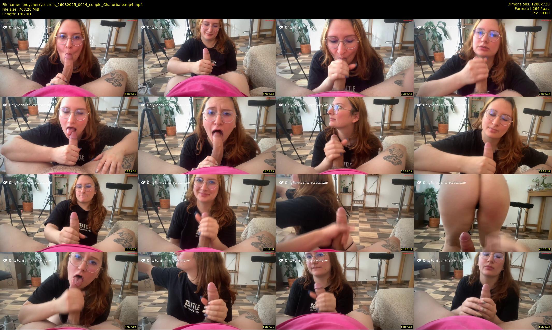 andycherrysecrets — 63 minute Chaturbate couple cam show recording, 720p, Aug 26, 2025