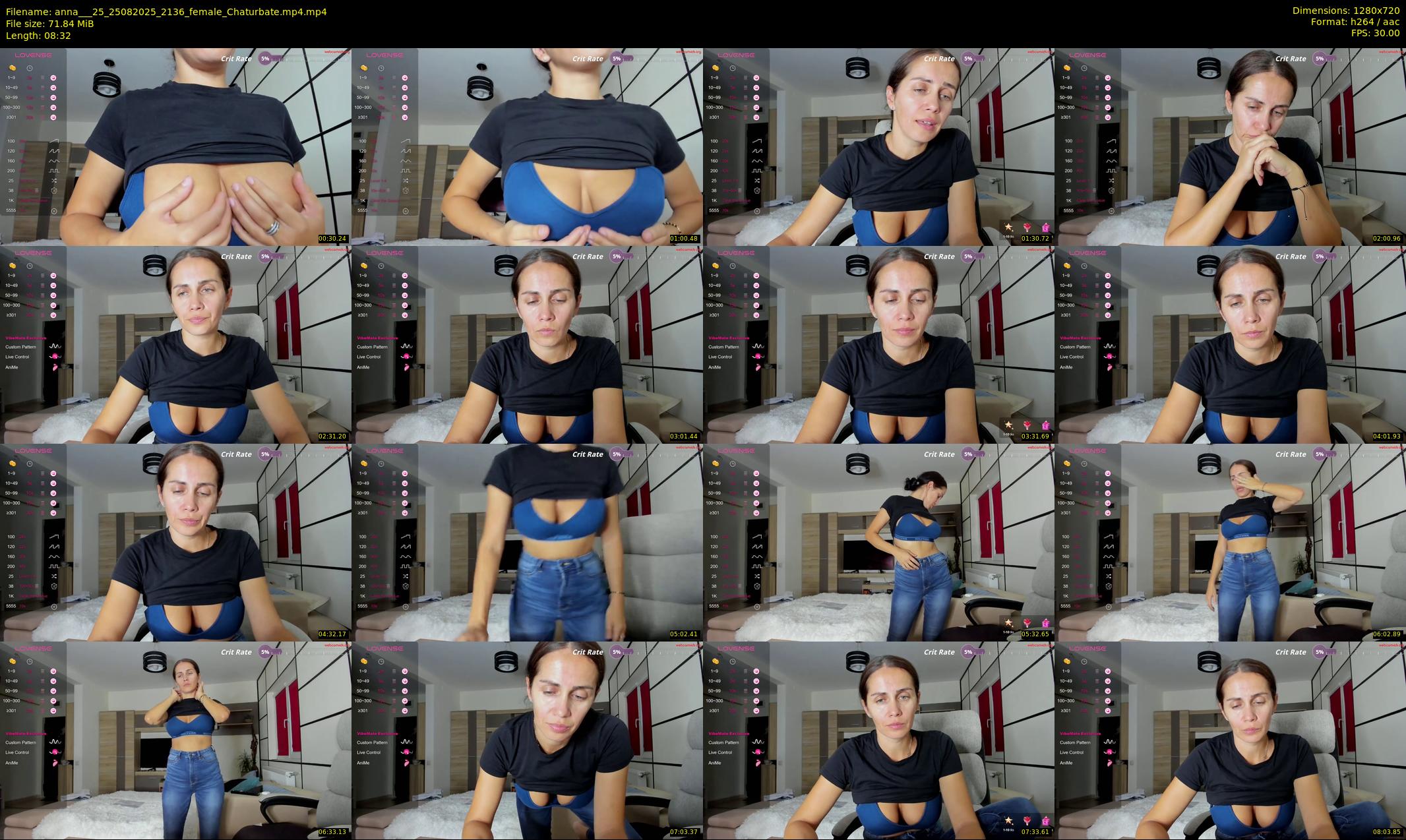 anna___25 — 9 minute Chaturbate female cam show recording, 720p, Aug 25, 2025