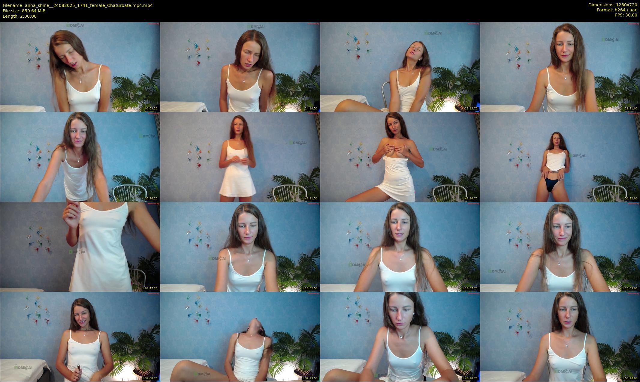 anna_shine_ — 120 minute Chaturbate female cam show recording, 720p, Aug 24, 2025