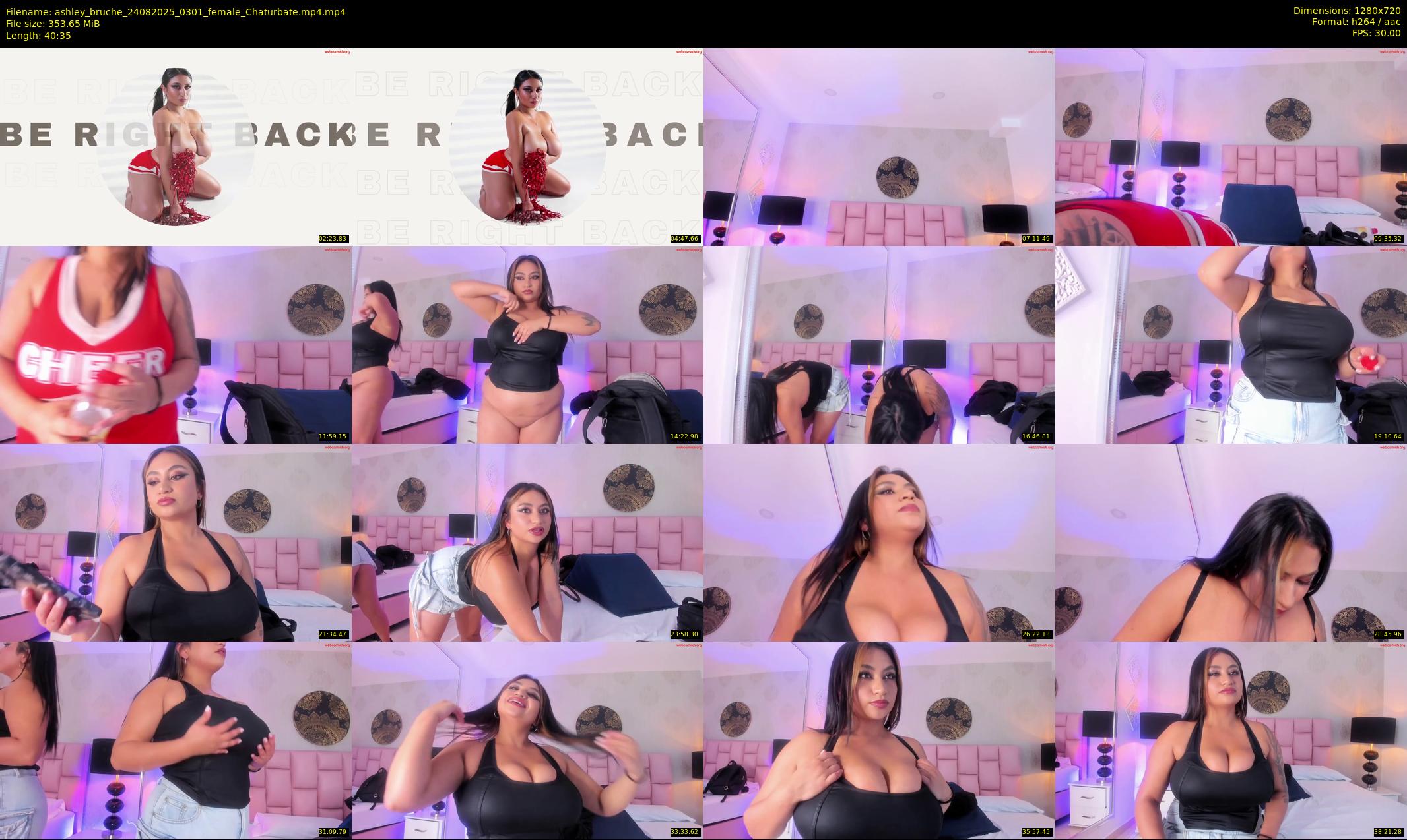 ashley_bruche — 41 minute Chaturbate female cam show recording, 720p, Aug 24, 2025