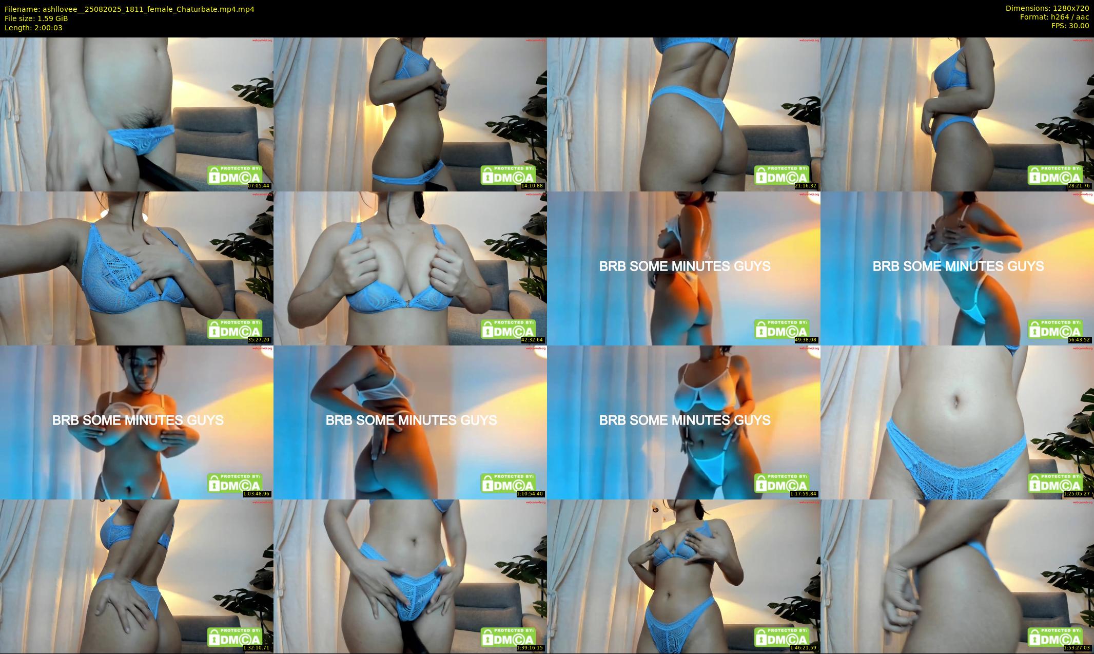ashllovee_ — 121 minute Chaturbate female cam show recording, 720p, Aug 25, 2025
