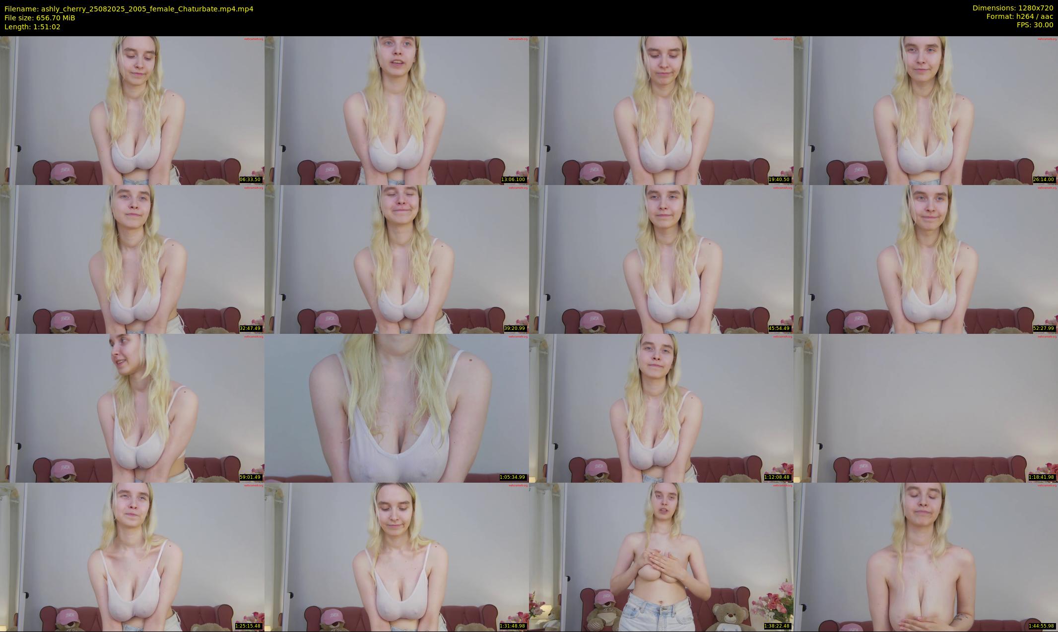 ashly_cherry — 112 minute Chaturbate female cam show recording, 720p, Aug 25, 2025