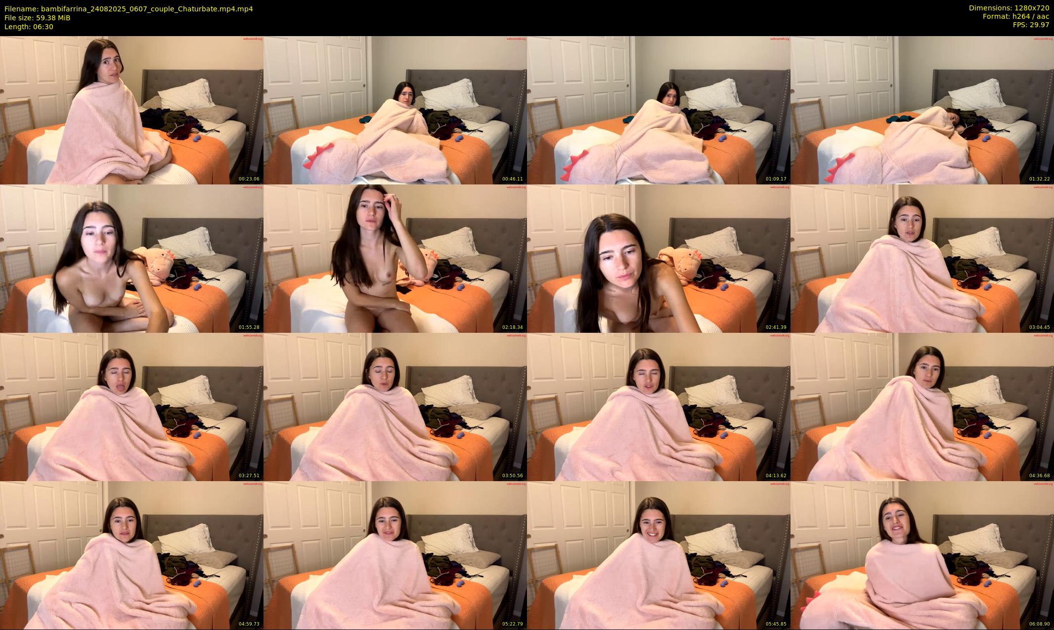 bambifarrina — 7 minute Chaturbate couple cam show recording, 720p, Aug 24, 2025