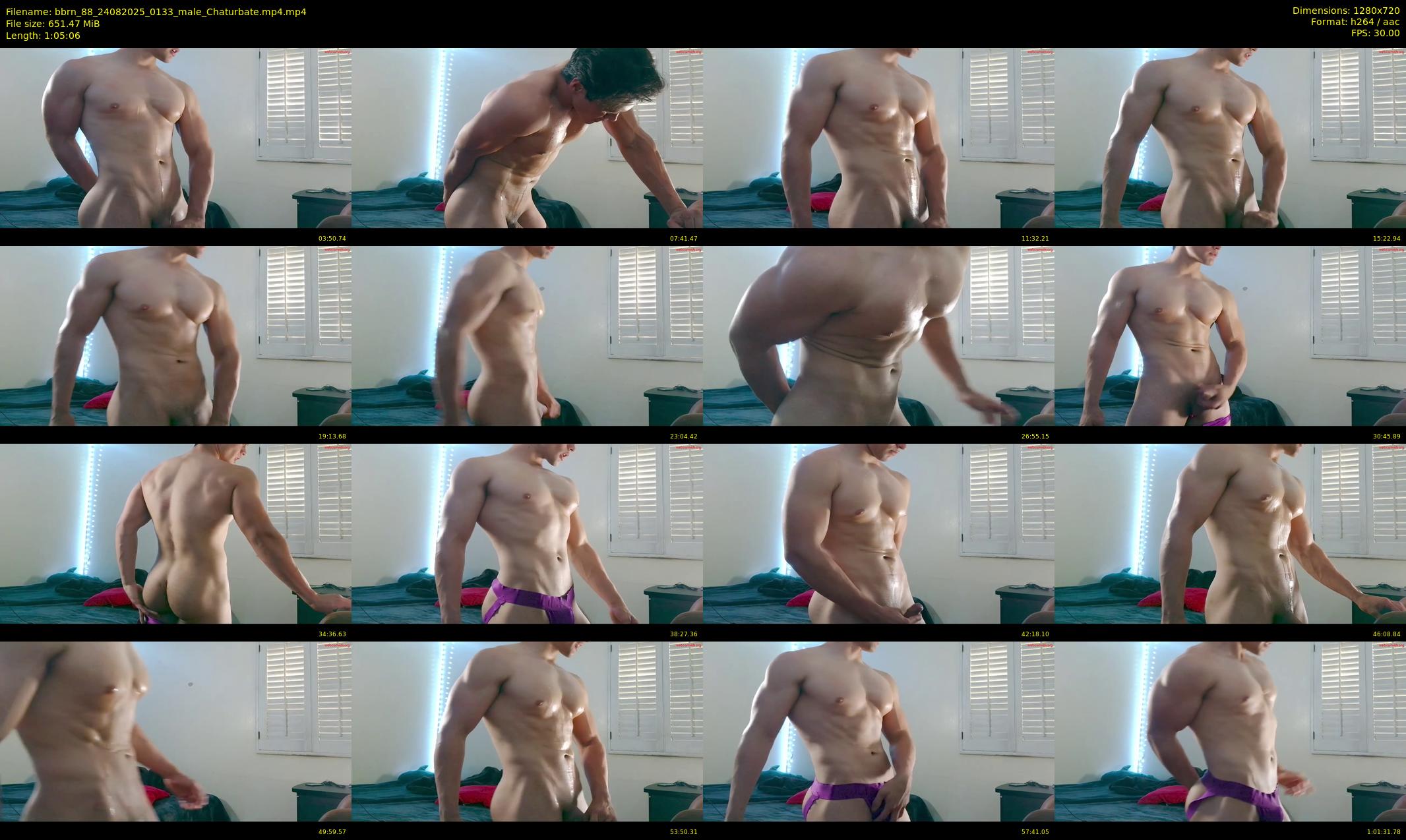 bbrn_88 — 66 minute Chaturbate male cam show recording, 720p, Aug 24, 2025