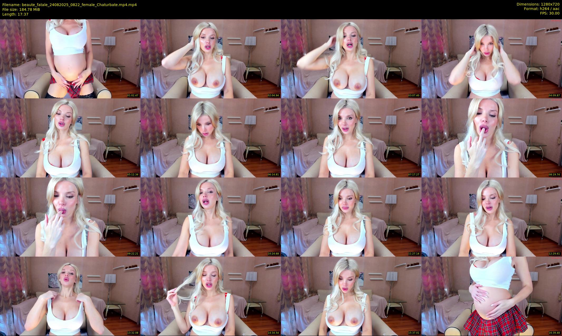 beaute_fatale — 18 minute Chaturbate female cam show recording, 720p, Aug 24, 2025
