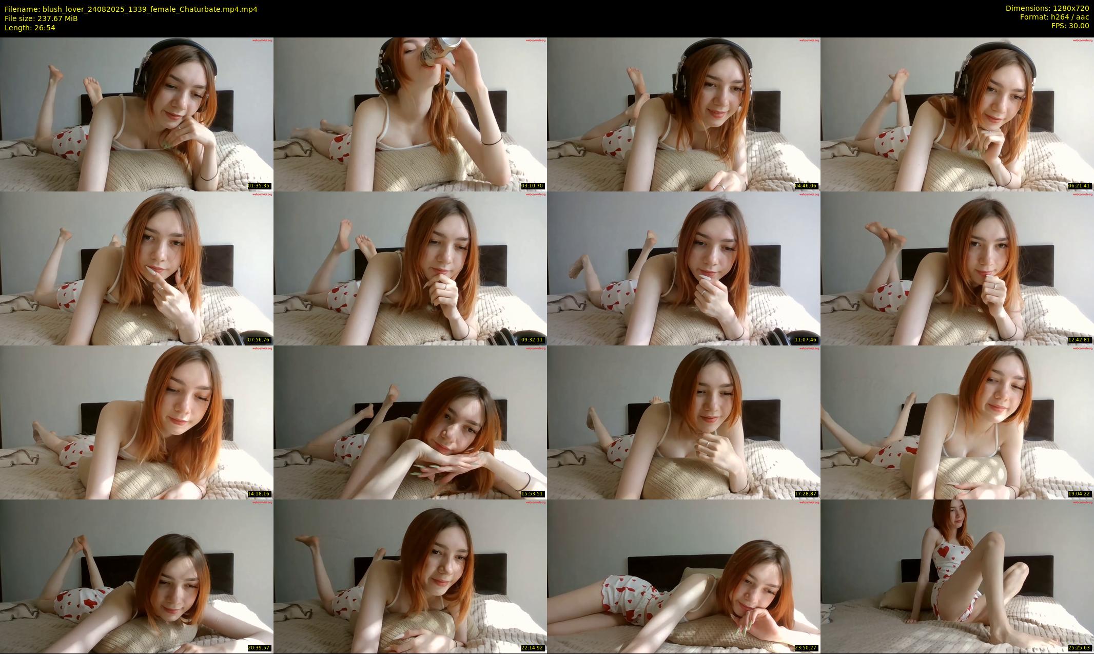 blush_lover — 27 minute Chaturbate female cam show recording, 720p, Aug 24, 2025